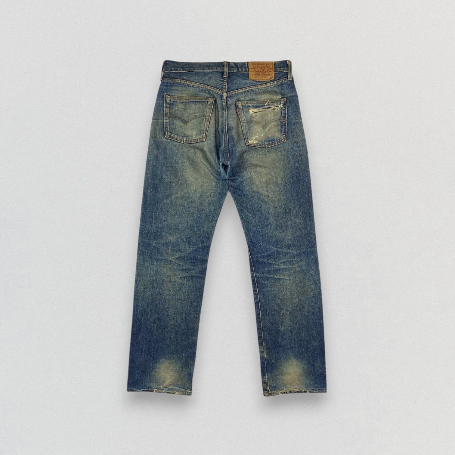 Levi's Vintage Levi's 502 Big E Selvedge Denim Jeans KJ3461 Size US 32 / EU 48 - 2 Thumbnail