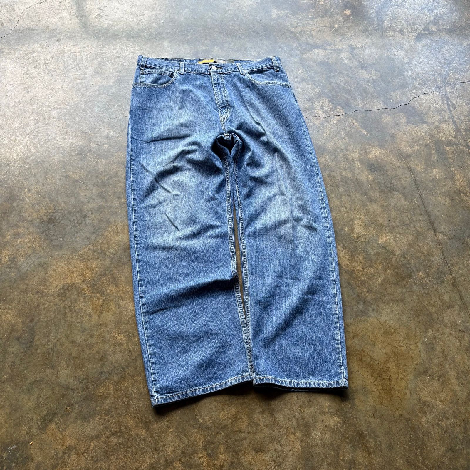 Levi's Crazy Vintage Baggy Wide Leg Levis Silver Tab Jeans Size US 36 / EU 52 - 5 Thumbnail