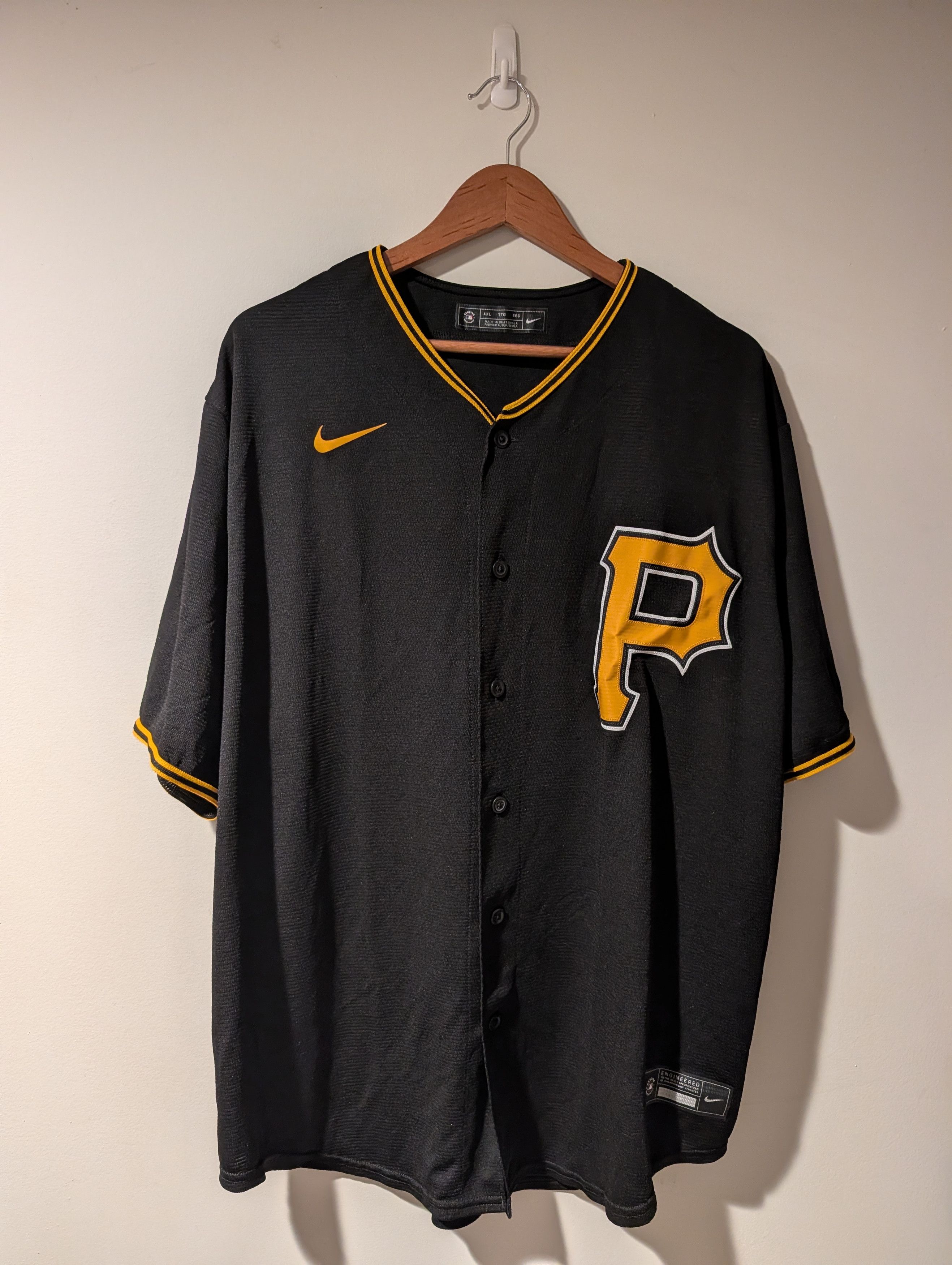 MLB Nike Pittsburgh Pirates Baseball Jersey Mens XXL MLB Size US XXL / EU 58 / 5 - 1 Thumbnail