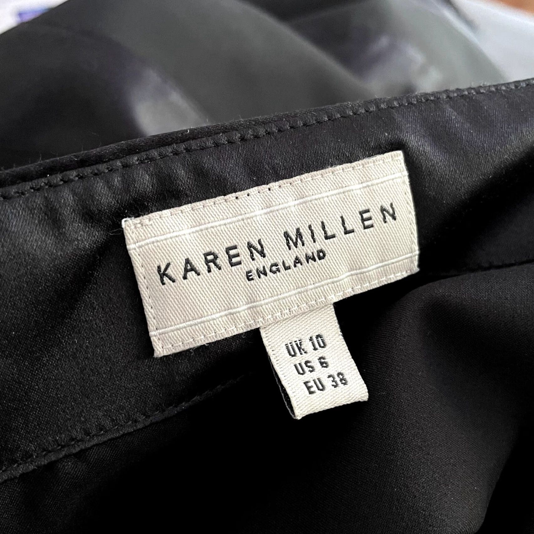 Karen Millen Karen Millen Strapless Tiered Ruffle Pleats Stripe Silk Dress Cocktail Size 6 Size M / US 6-8 / IT 42-44 - 4 Thumbnail
