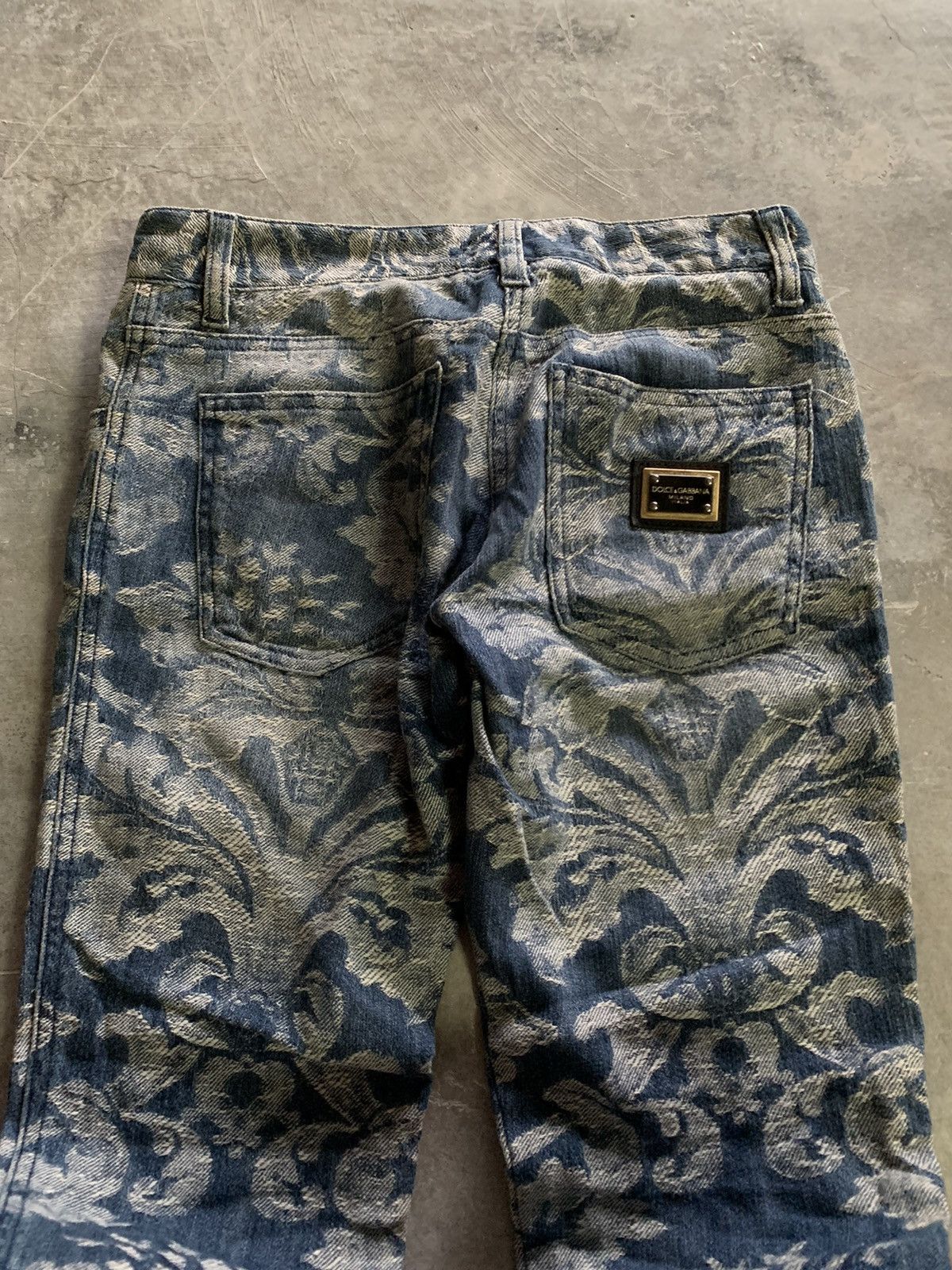 Dolce & Gabbana dolce & gabbana full print jeans design skinny petit fits Size 26" / US 2 / IT 38 - 11 Thumbnail