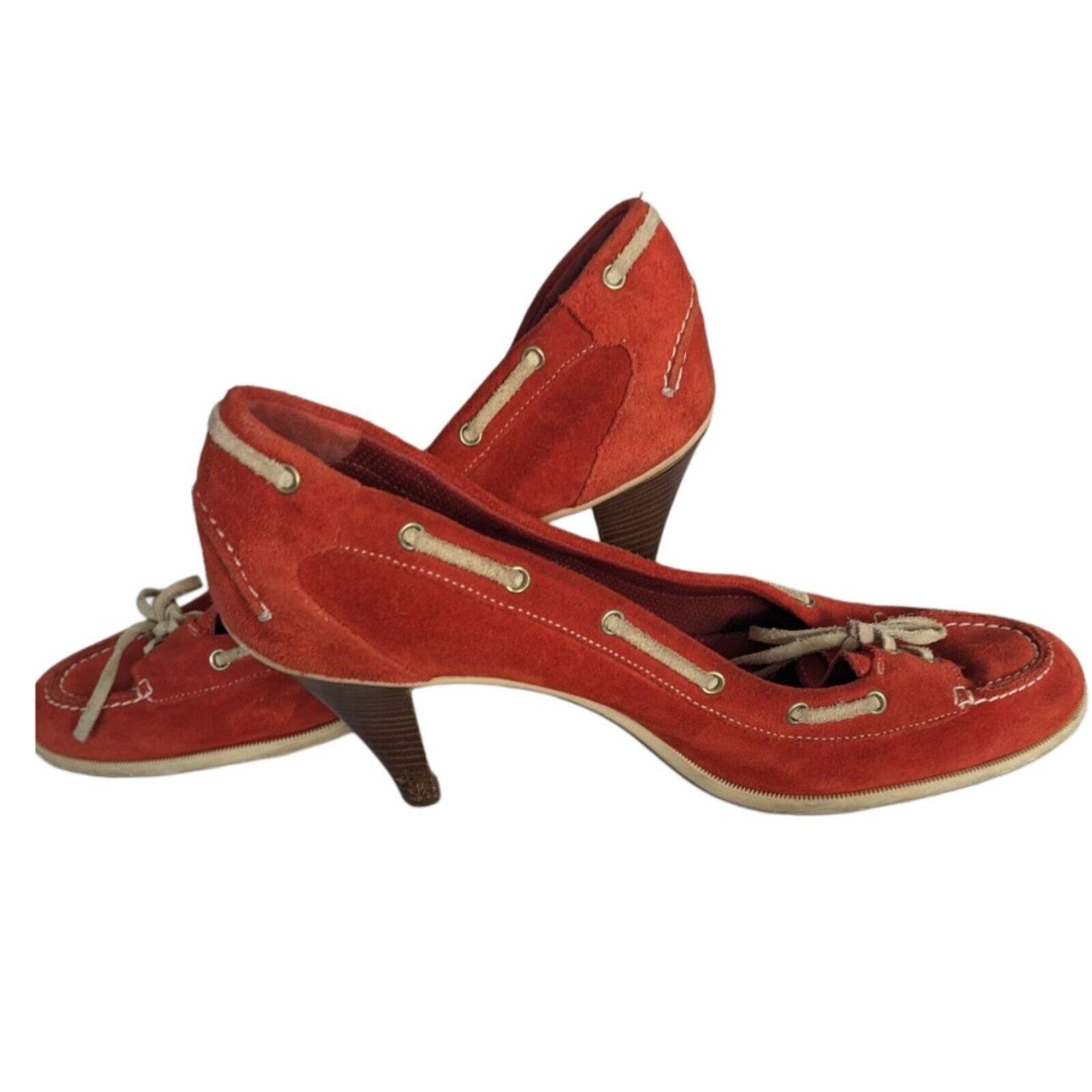 Bally Bally High Heels Balmoral Suede Rawhide Trim. Made in Italy Size US 10 / IT 40 - 9 Thumbnail