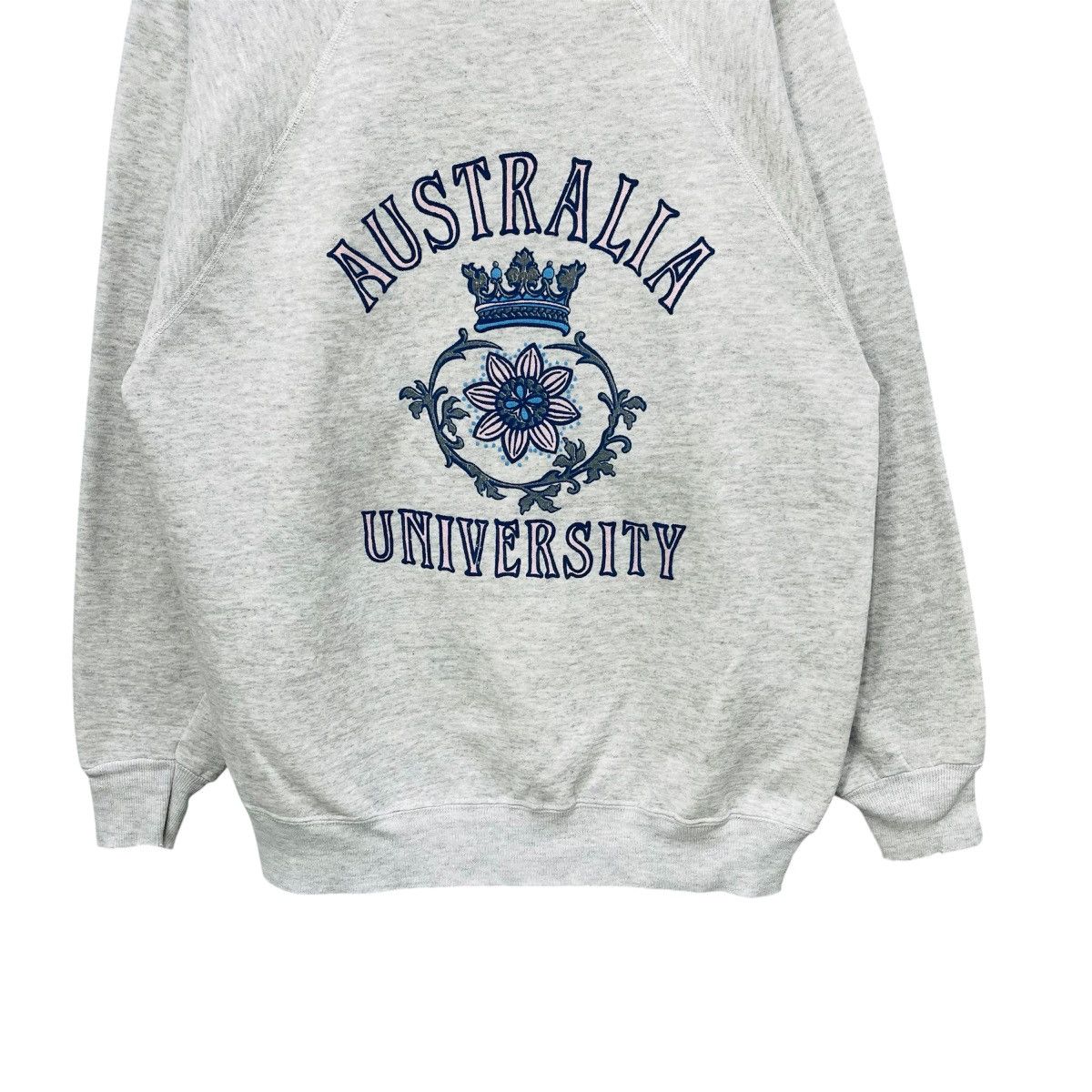 Vintage Vintage 80s australia university distress sweatshirt Size US M / EU 48-50 / 2 - 3 Thumbnail