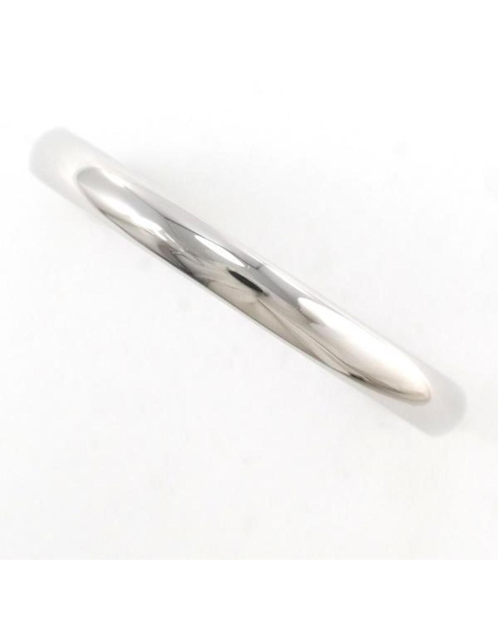 image of Chanel Platinum Band Ring For Women in Silver