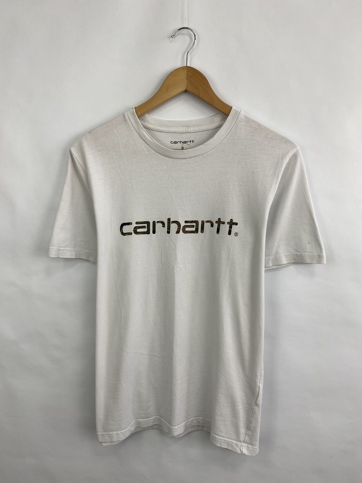 Carhartt × Carhartt Wip × Vintage 🇺🇸 Y2K Carhartt Military Logo T-Shirt Rare Retro Hype Size US S / EU 44-46 / 1 - 3 Thumbnail