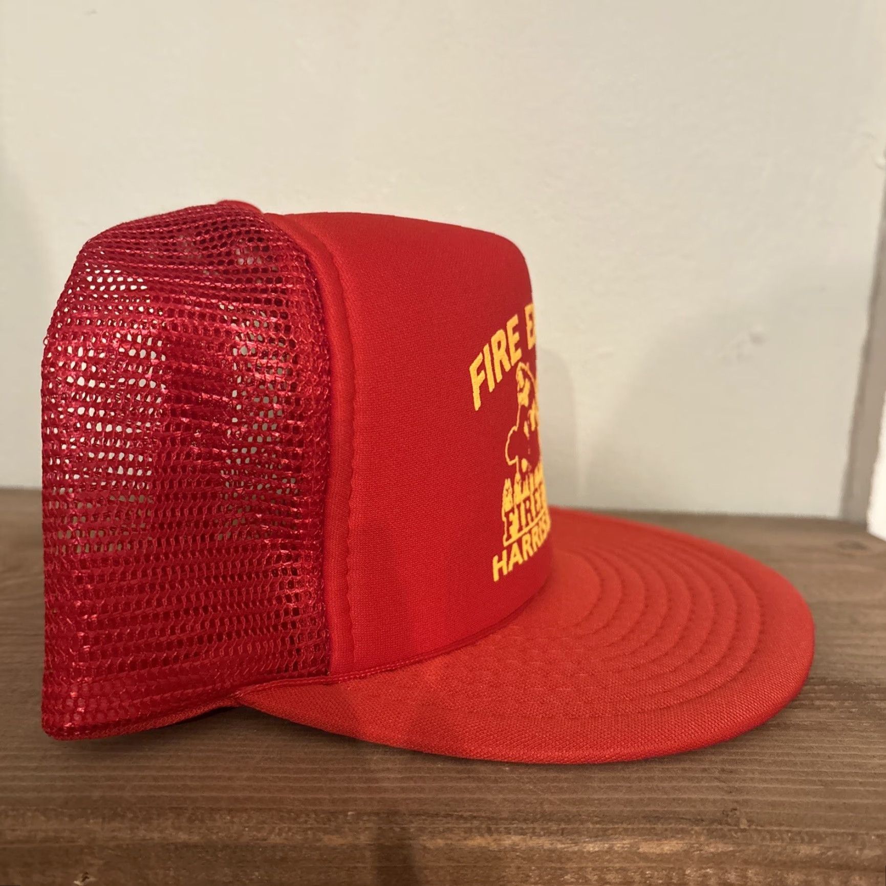 Vintage VINTAGE Harrisburg Fire Expo Hat Snapback Red One Size Men Speedway 1991 Event Brand Speedway Hat Red Men 1991 Harrisburg Fire Expo Snapback Size ONE SIZE - 3 Thumbnail