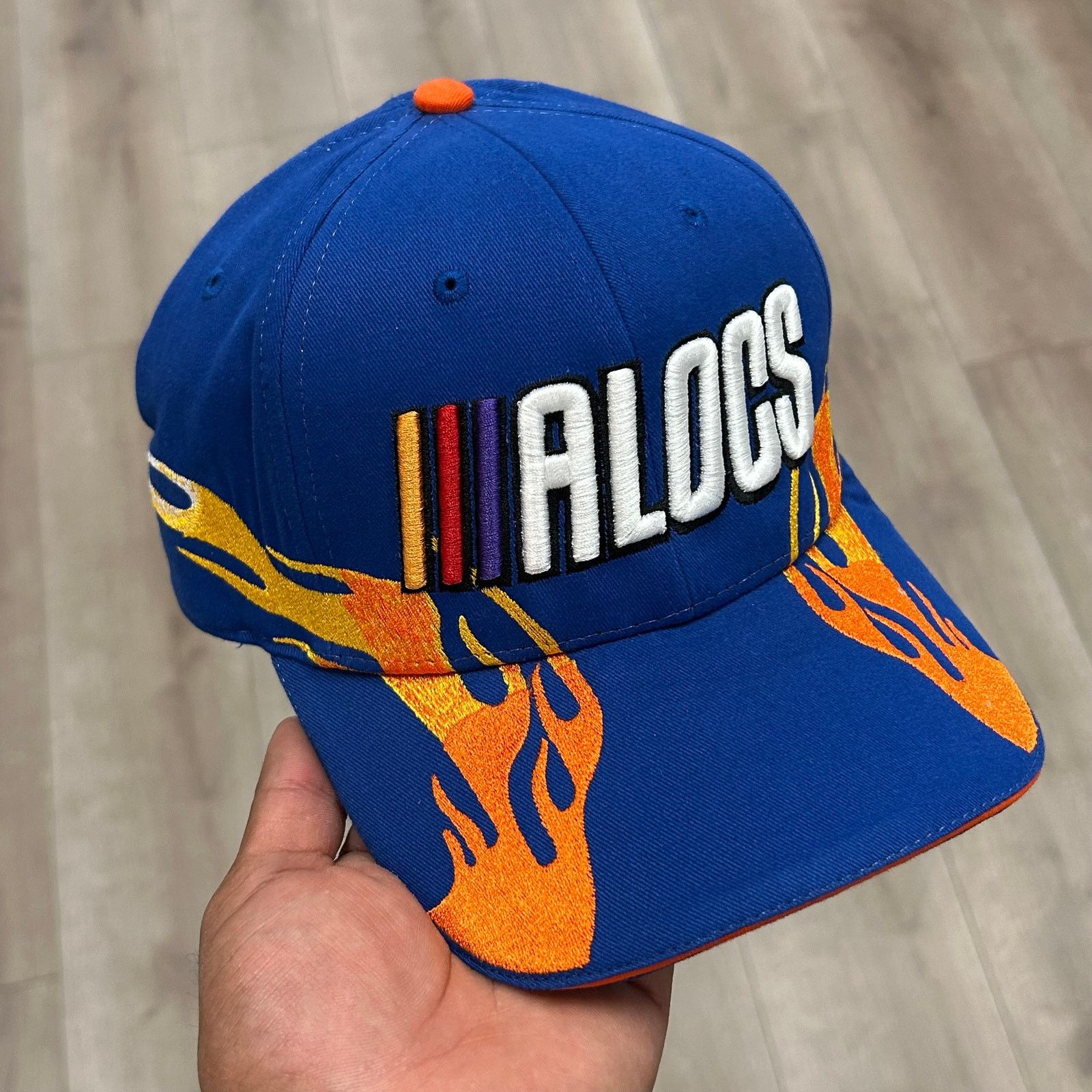 NASCAR Awful Lotta Cough Syrup Nascar Flame Racing Hat Strap back Size ONE SIZE - 1 Thumbnail