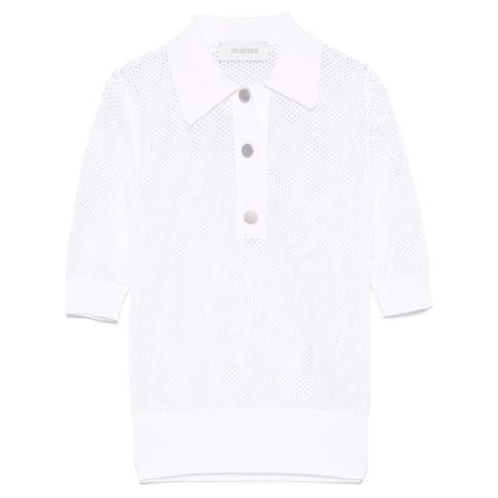 Sportmax SPORTMAX Women Polo Shirts CASTA 137 001 WHITE Size S / US 4 / IT 40 - 1 Thumbnail