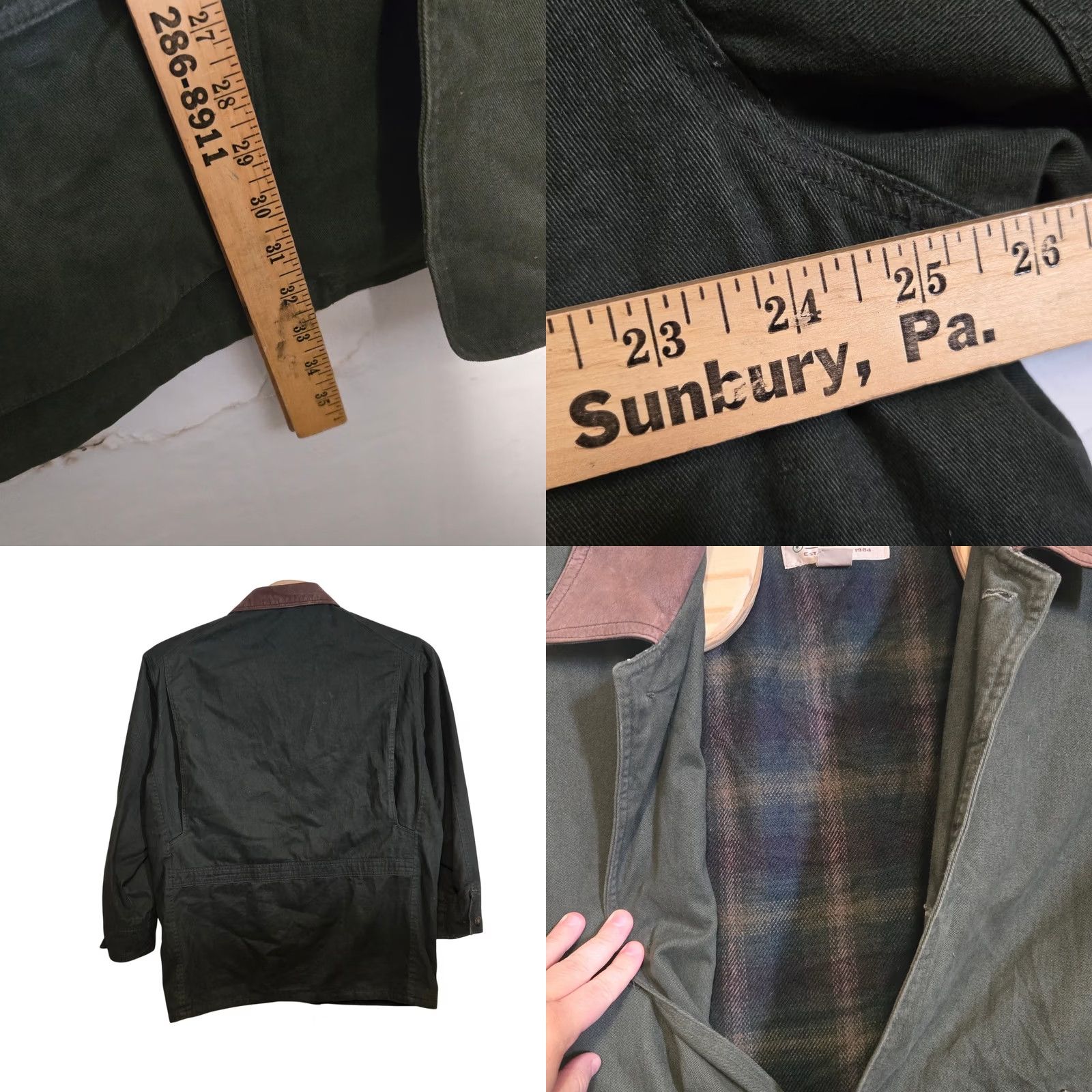Vintage VINTAGE St. John's Bay Barn Coat Chore Work Jacket Men L Tall Green Jacket Mens Large Tall Green Size US L / EU 52-54 / 3 - 8 Thumbnail