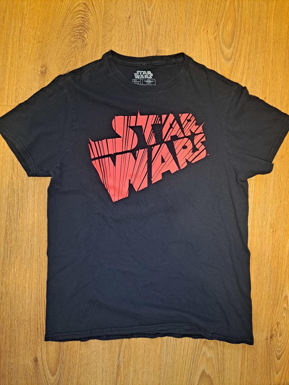 Star Wars Star Wars Logo Shirt Mens Medium Black Red Cotton Size US M / EU 48-50 / 2 - 1 Thumbnail