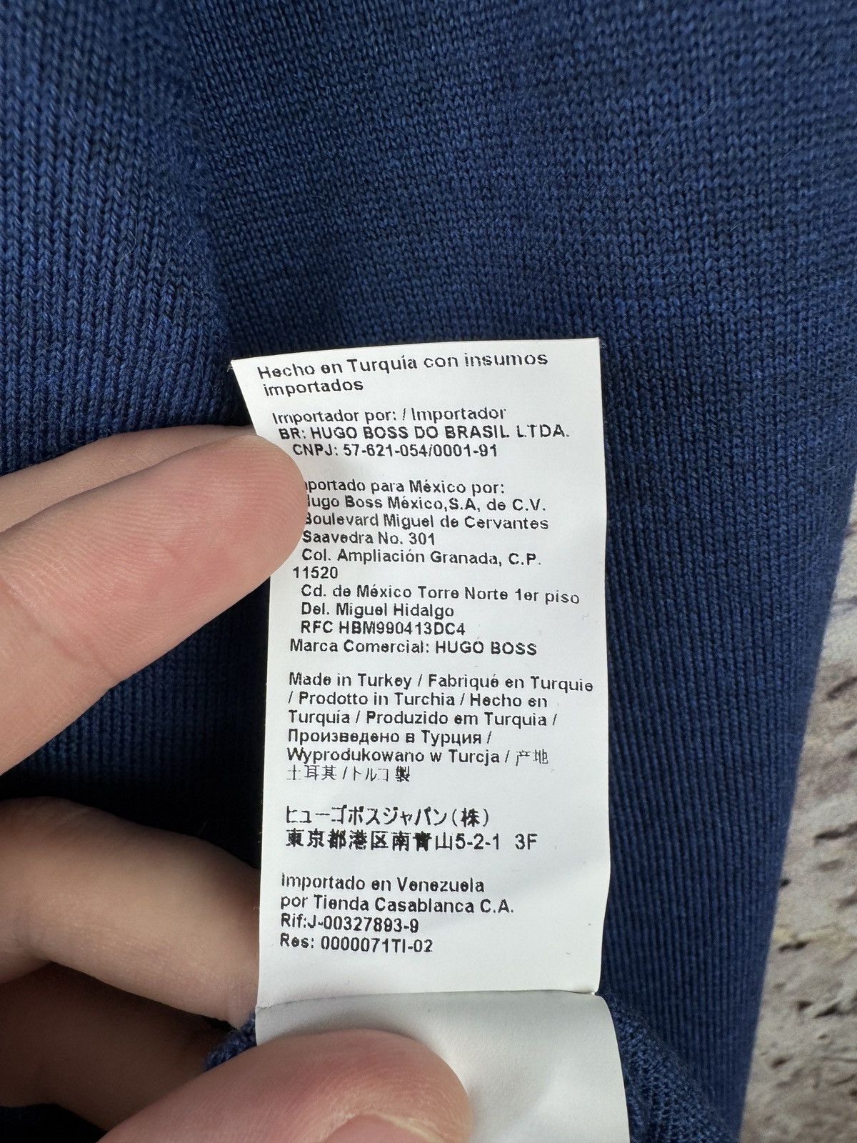 Hugo Boss Men’s Hugo Boss Pullover Vingin Wool Size XXL Size US XXL / EU 58 / 5 - 9 Thumbnail
