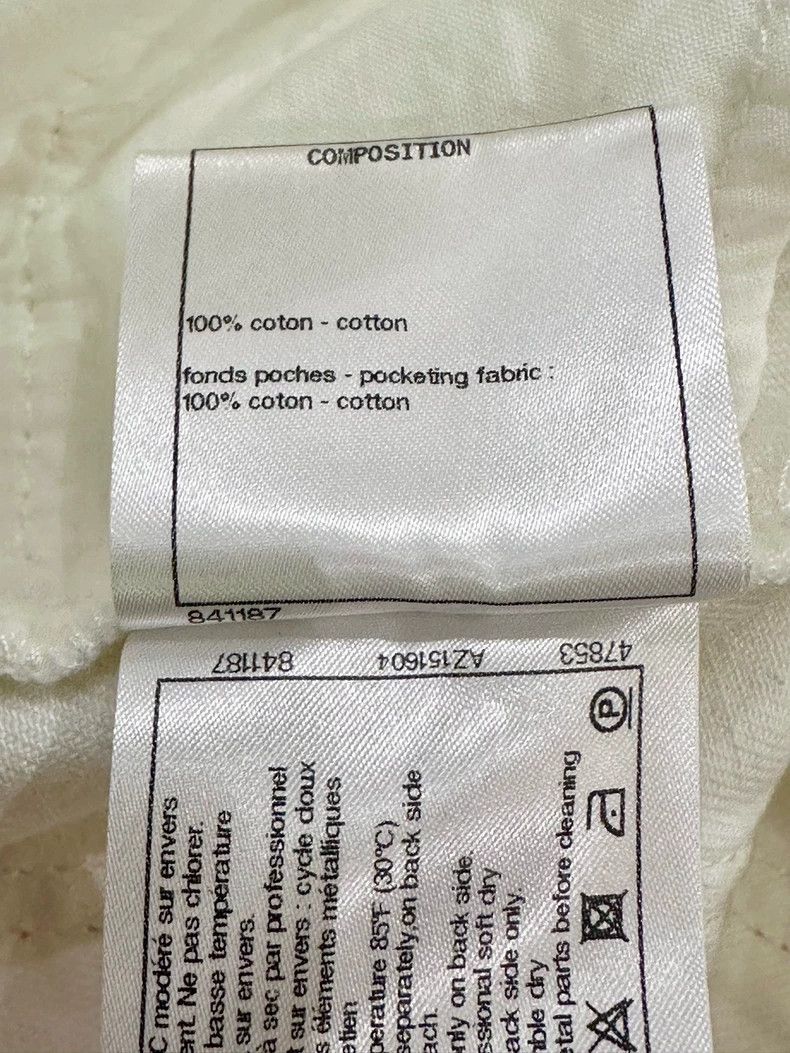 Chanel Chanel Embroidered white jeans Size 26" / US 2 / IT 38 - 8 Thumbnail