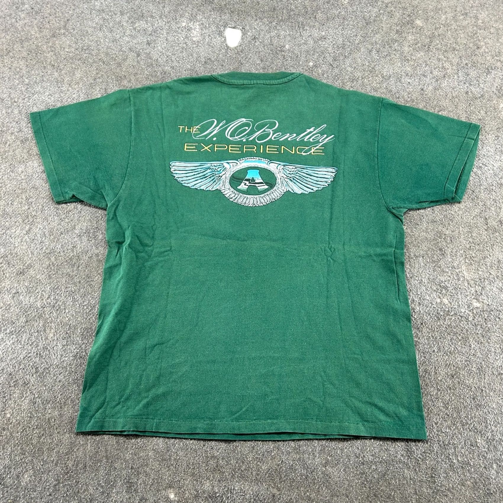Hanes VINTAGE Apker Affair XVII Shirt Mens L Green Cotton Bentley Single Stitch 90s Hanes T-Shirt Crew Neck Short Sleeve Size US L / EU 52-54 / 3 - 4 Thumbnail
