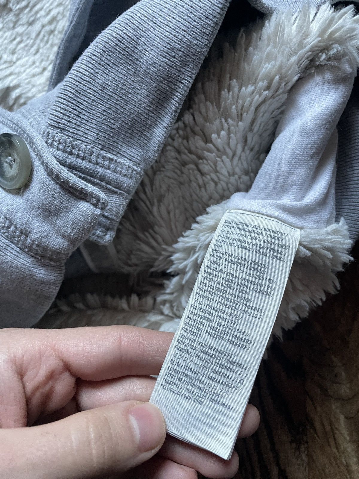 Abercrombie & Fitch Y2K Abercrombie & Fitch Fur Hoodie Lgb Style Size L / US 10 / IT 46 - 7 Thumbnail