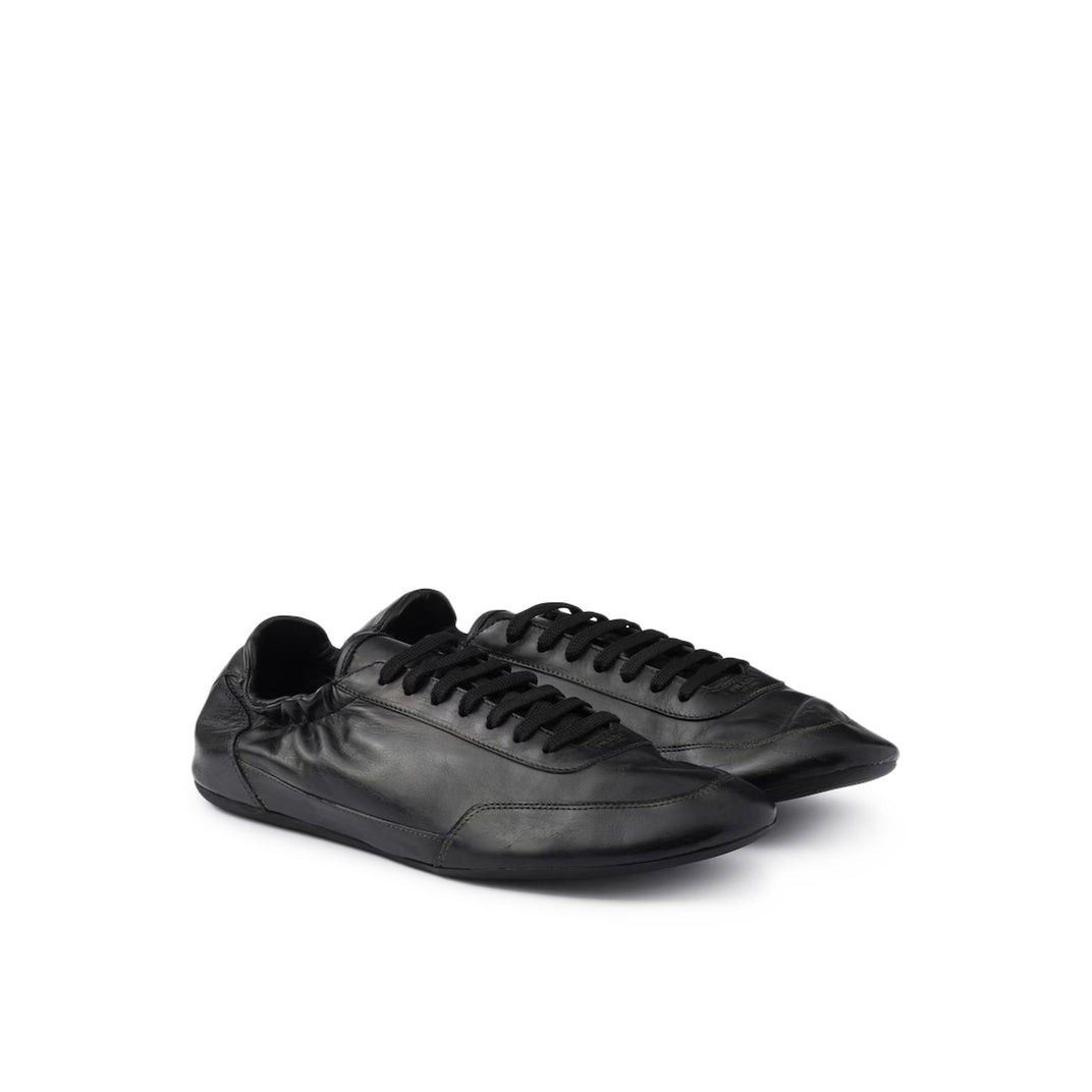Prada PRADA Collapse Black Leather Sneakers New (Men's size:7;) Size US 7 / EU 40 - 2 Thumbnail