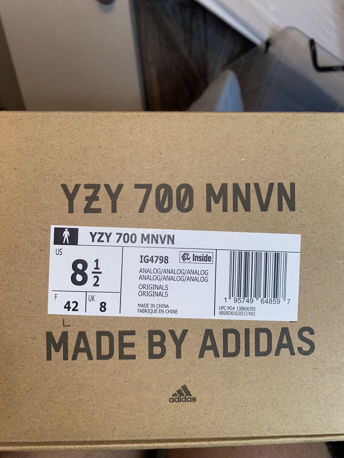 Yeezy adidas Yeezy 700 MNVN Laceless ‘Analog’ size8.5M DS w OG All Size US 8.5 / EU 41-42 - 12 Thumbnail