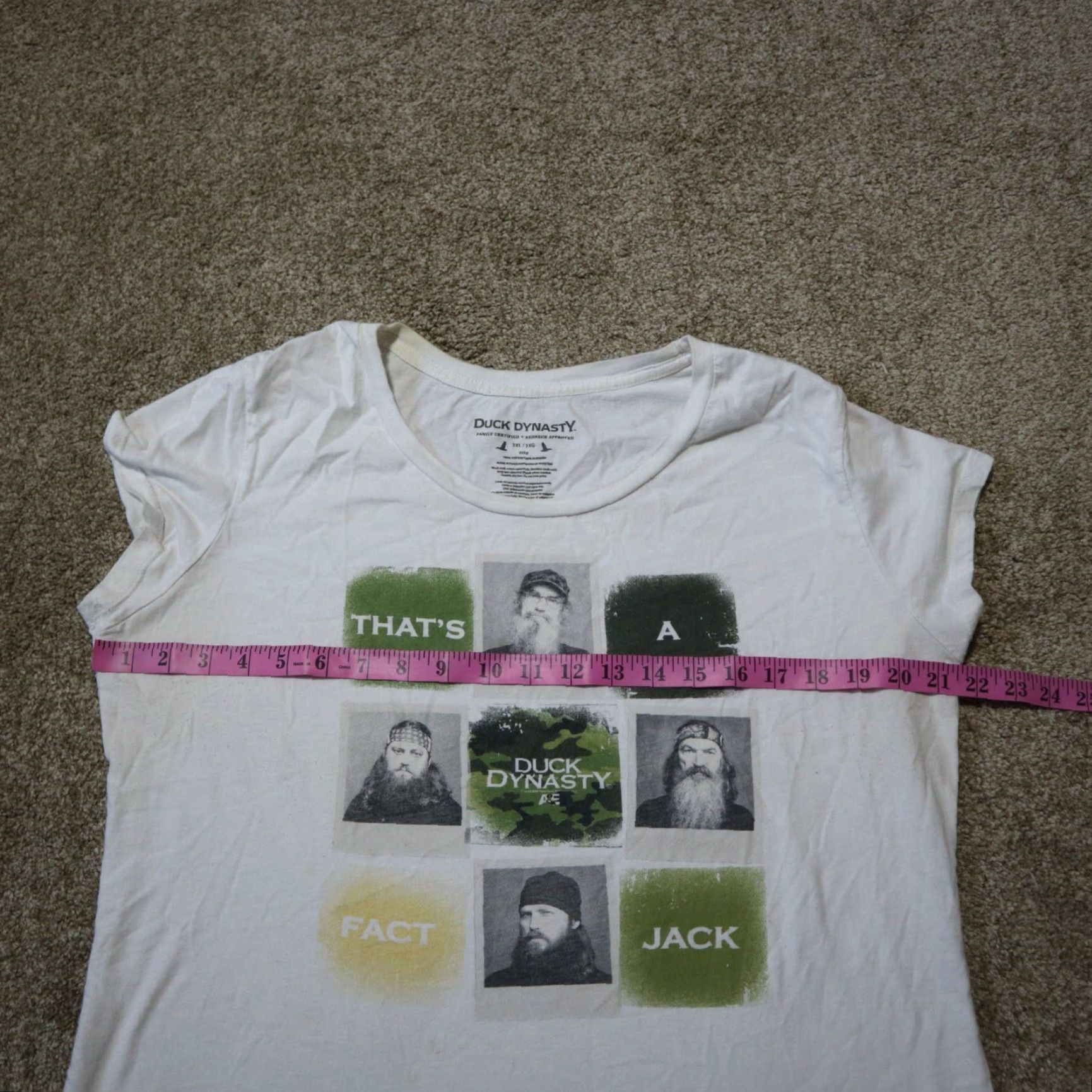 Vintage Duck Dynasty Shirt Women's 3XL XXXL White That's A Fact Jack Ladies T-Shirt Size XXL / US 16-18 / IT 52-54 - 4 Thumbnail