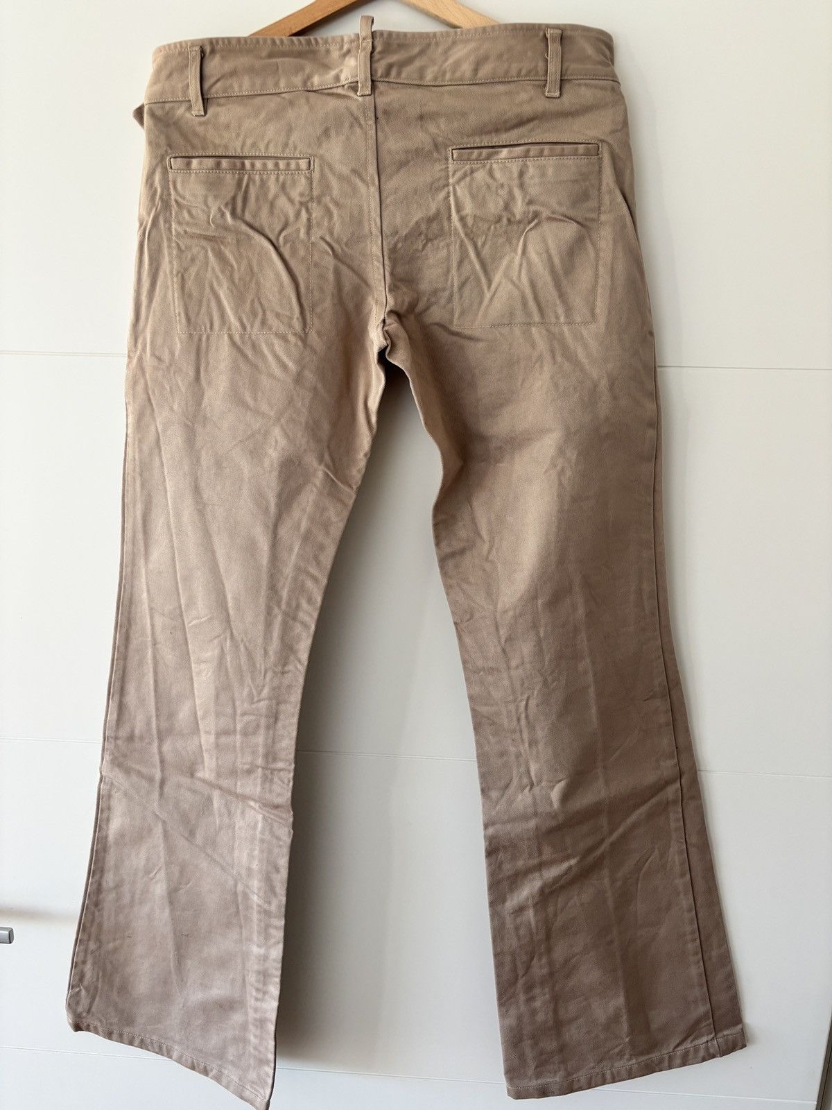 Dsquared2 Super low rise beige coton pants Size US 44 / EU 60 - 7 Thumbnail