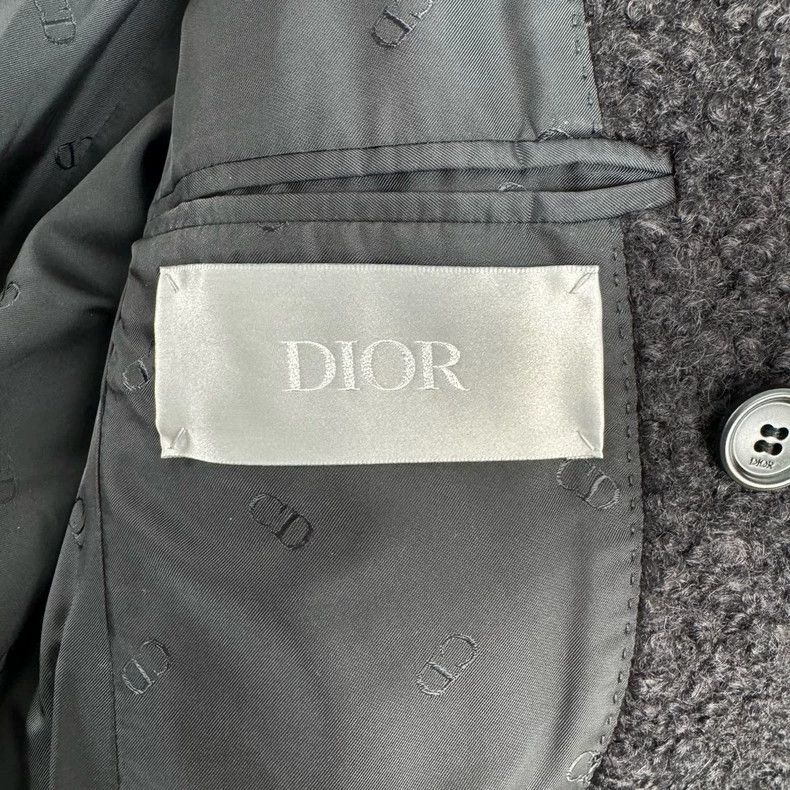 Dior Dior Wool horse sea wool blended functional buckle coat Size M / US 6-8 / IT 42-44 - 5 Thumbnail