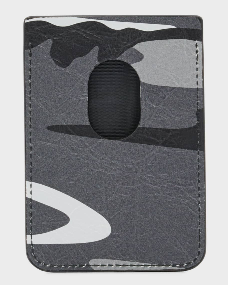Balenciaga o1srvl11e1224 Size: OS / Cash Magnet Card Holder Camo Print Size ONE SIZE - 4 Thumbnail