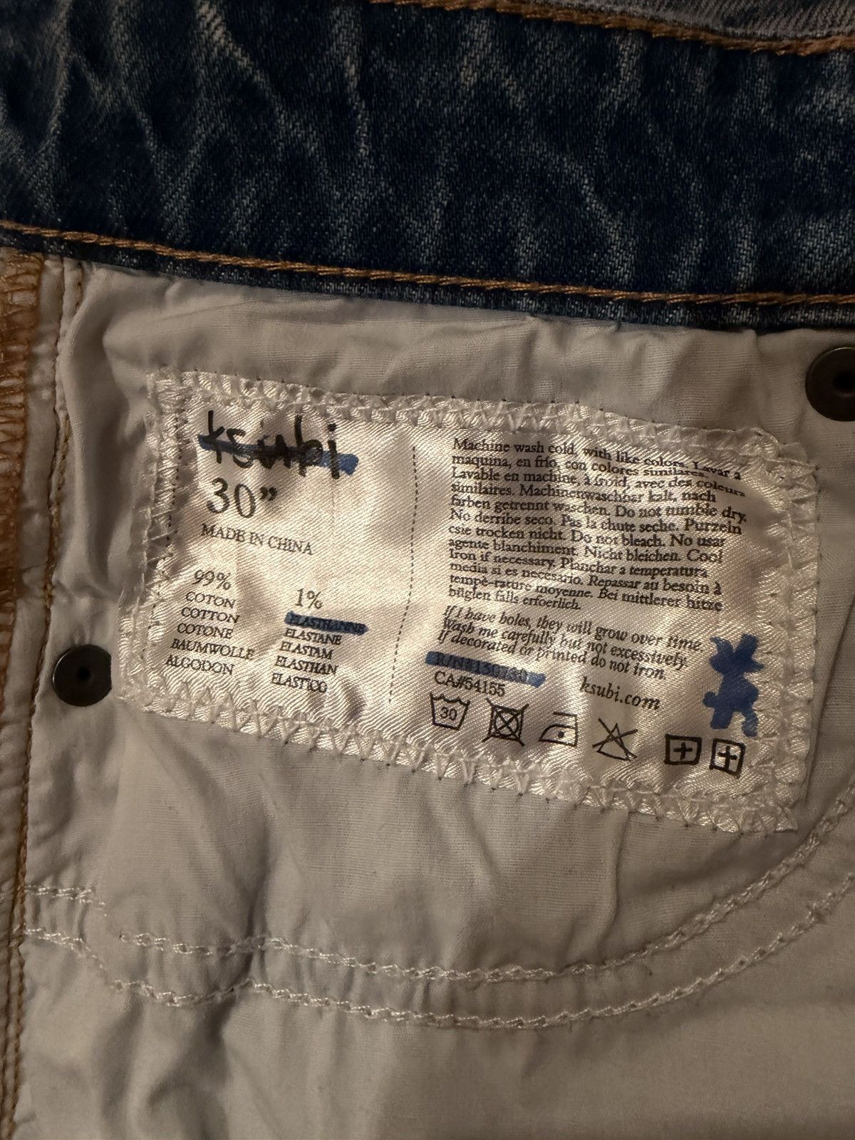 Ksubi Ksubj Jeans ‘Van Winkle Pure Streets’ Size 30 Size US 30 / EU 46 - 5 Thumbnail