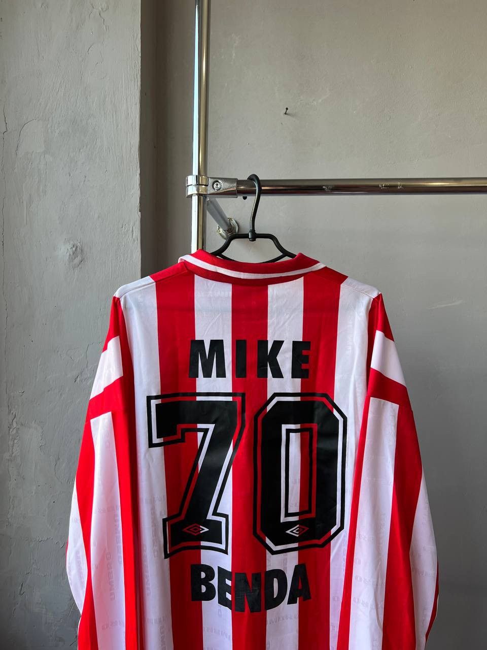Vintage 1995/96 VIKTORIA ZIZKOV #70 UMBRO MATCH WORN SOCCER JERSEY Size US XXL / EU 58 / 5 - 9 Thumbnail