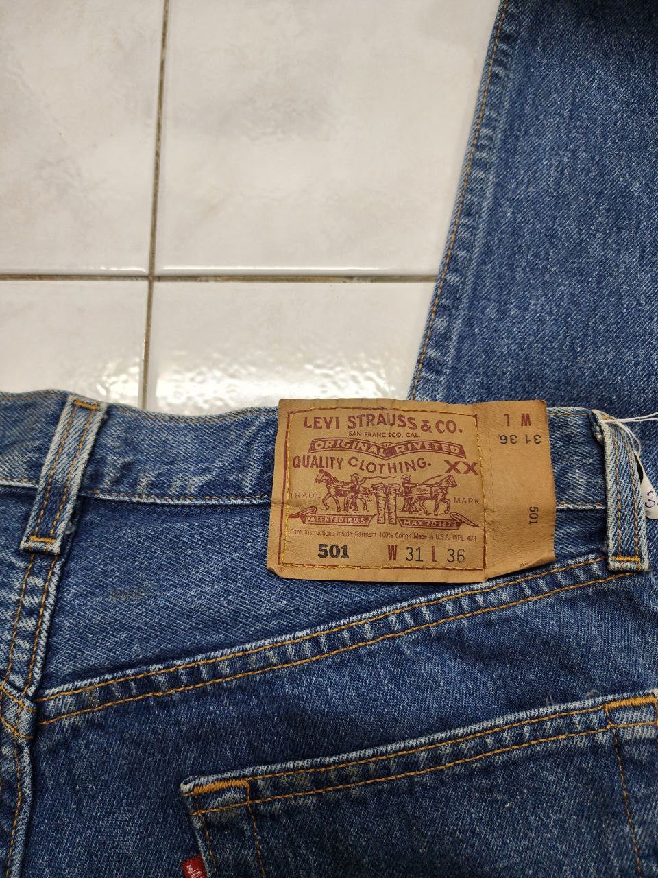 Levi's Levi’s 501 Vintage - Made in USA (Valencia Factory-552) Size US 31 - 4 Thumbnail