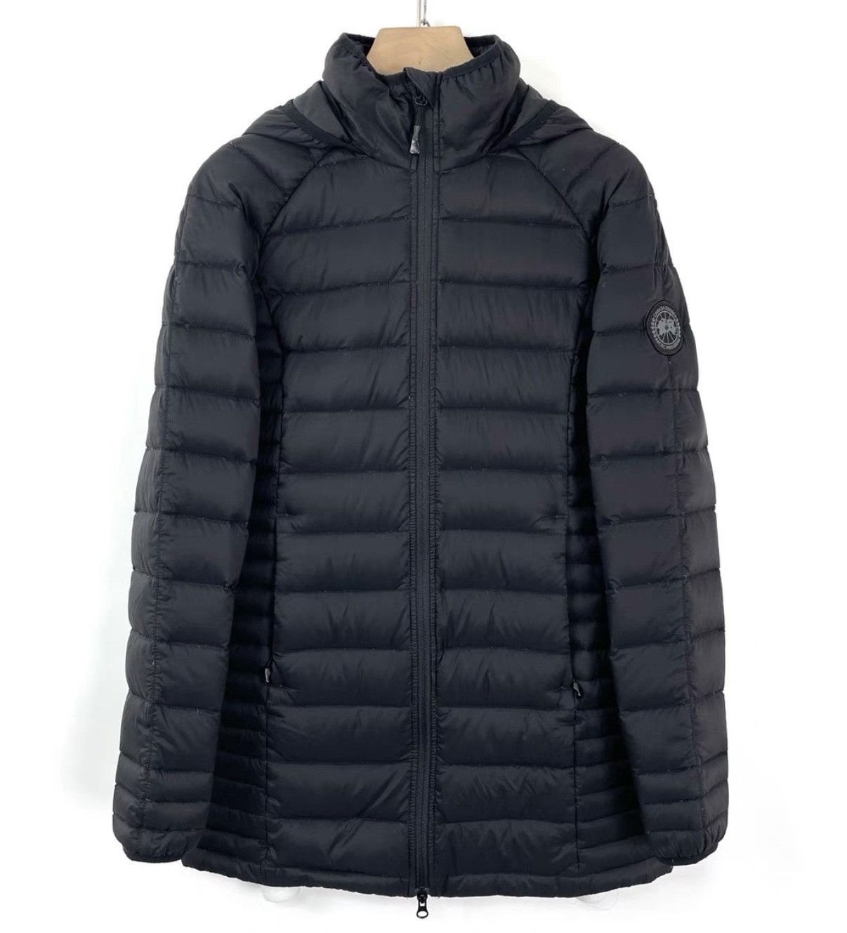 Canada Goose Canada Goose Label Hooded Mid-Length Down Jacket K12 Size US S / EU 44-46 / 1 - 1 Thumbnail
