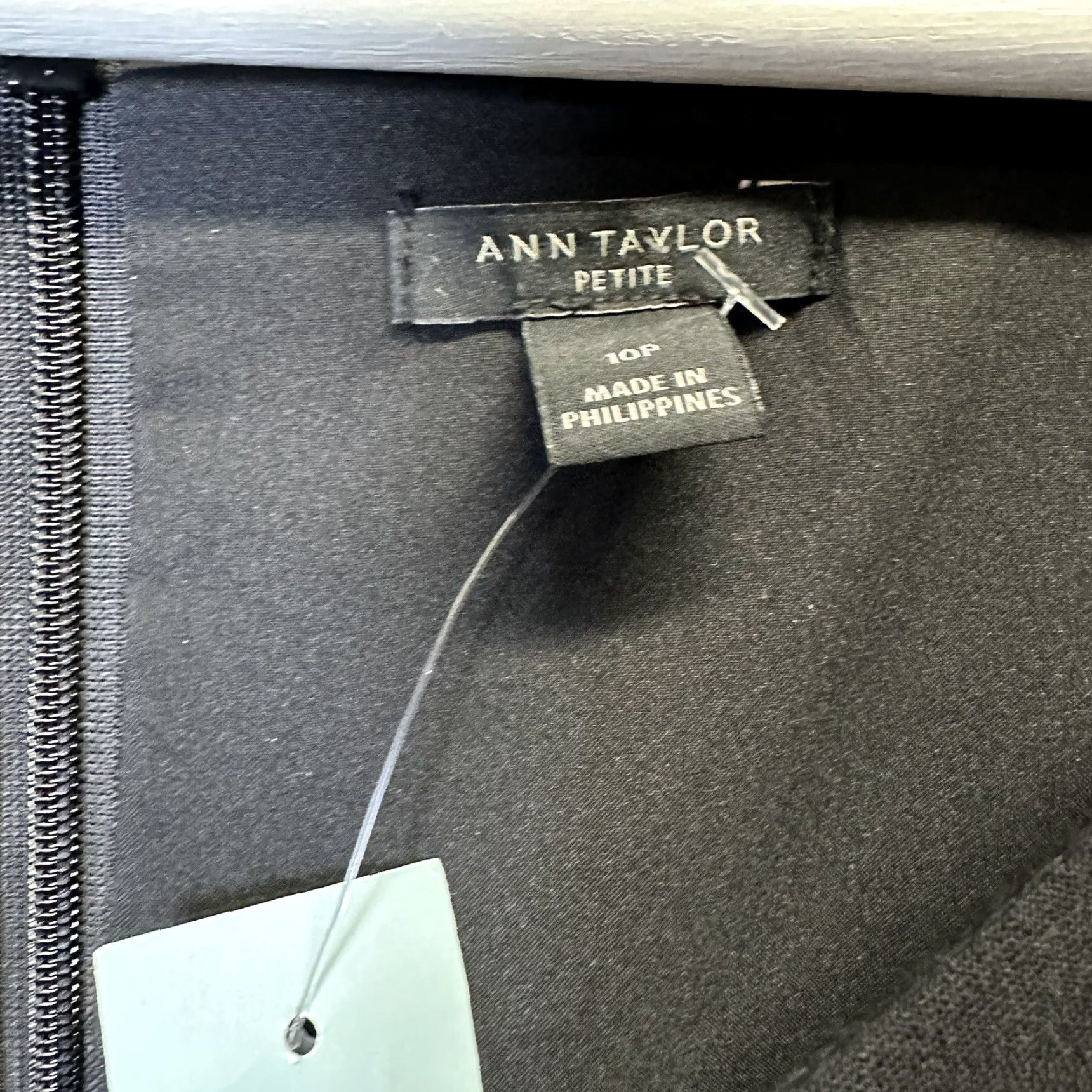 Ann Taylor Ann Taylor Dress Black, A-Line, Pockets, Knee Length, 10P, 3/4 Sleeve, Petite, Women Size L / US 10 / IT 46 - 5 Thumbnail