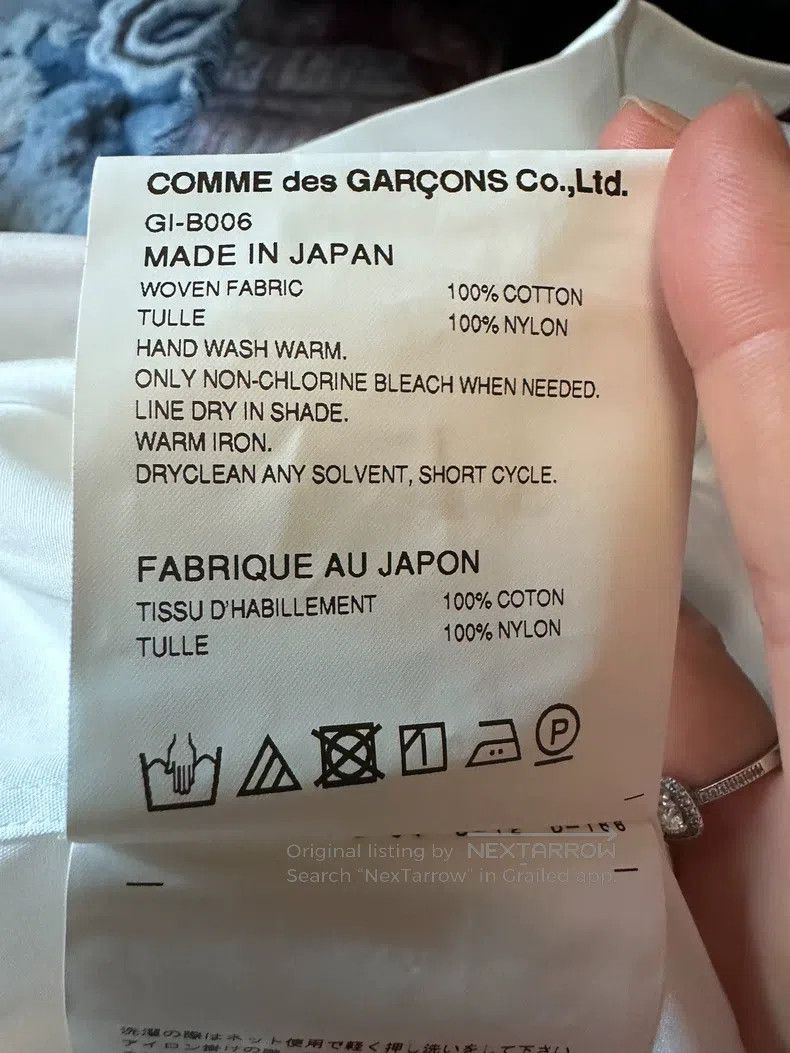 Comme des Garcons Comme Des Garcons Japanese Style Fashion Lace-up Collar So Size XS / US 0-2 / IT 36-38 - 5 Thumbnail