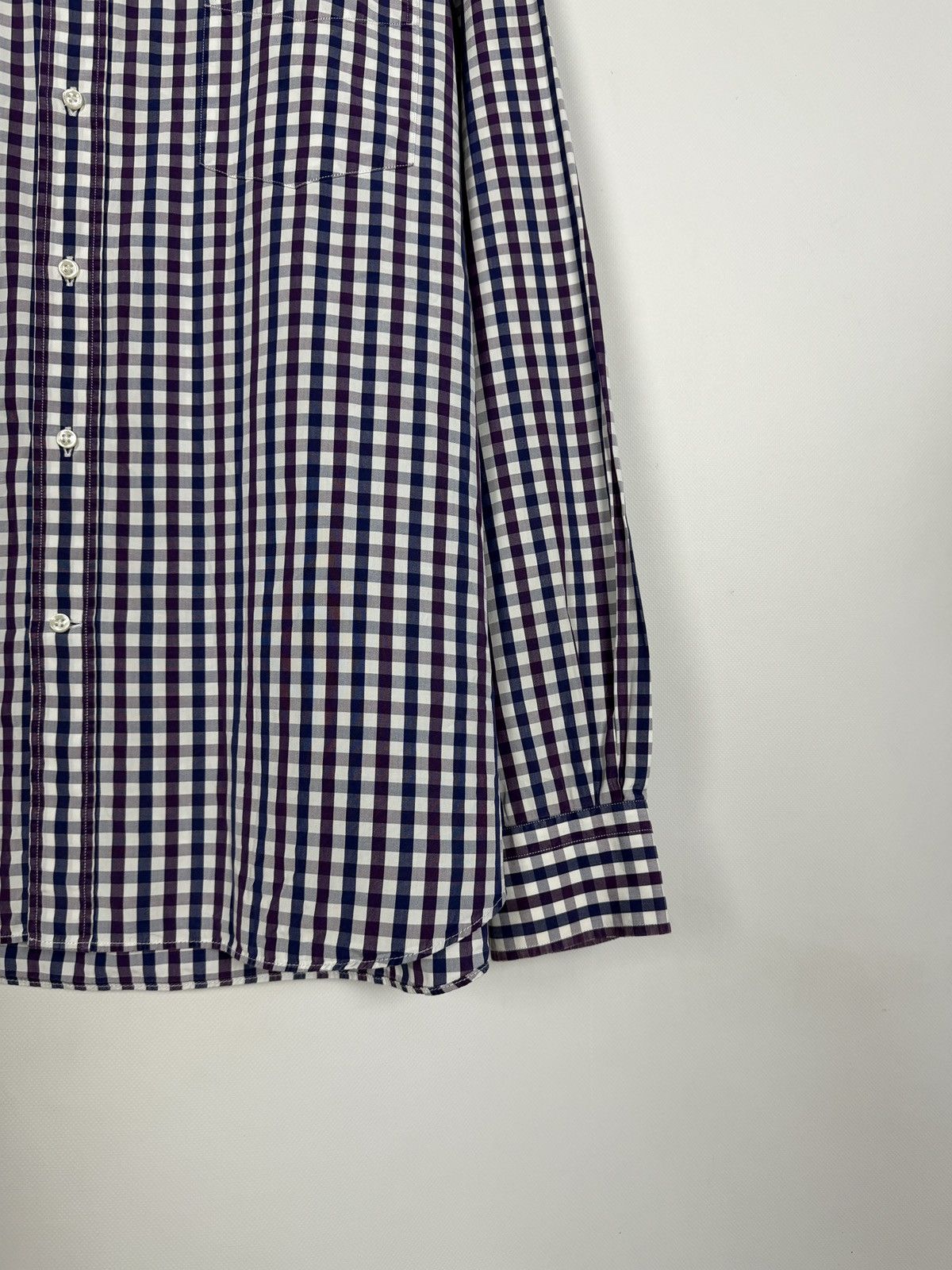 Paul & Shark Paul Shark Long Sleeve Plaid Shirt Button Up Italy Size 44 Size US XL / EU 56 / 4 - 5 Thumbnail