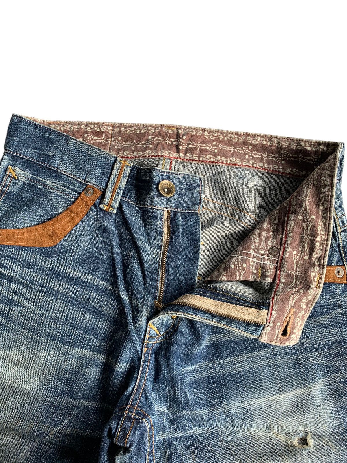 Edwin × If Six Was Nine EDWIN EXCLUSIVE XV NAVAJO STYLE FADED & RUSTY DENIM Size US 33 - 13 Thumbnail