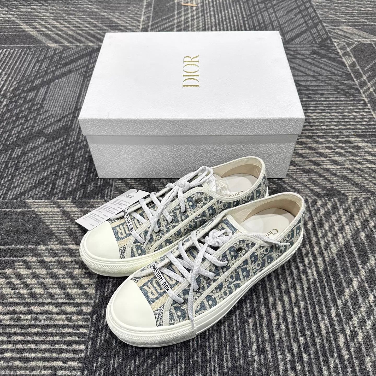 Dior Dior Walk'n'Dior Oblique check sneakers 42 Size US 9 / EU 42 - 1 Thumbnail