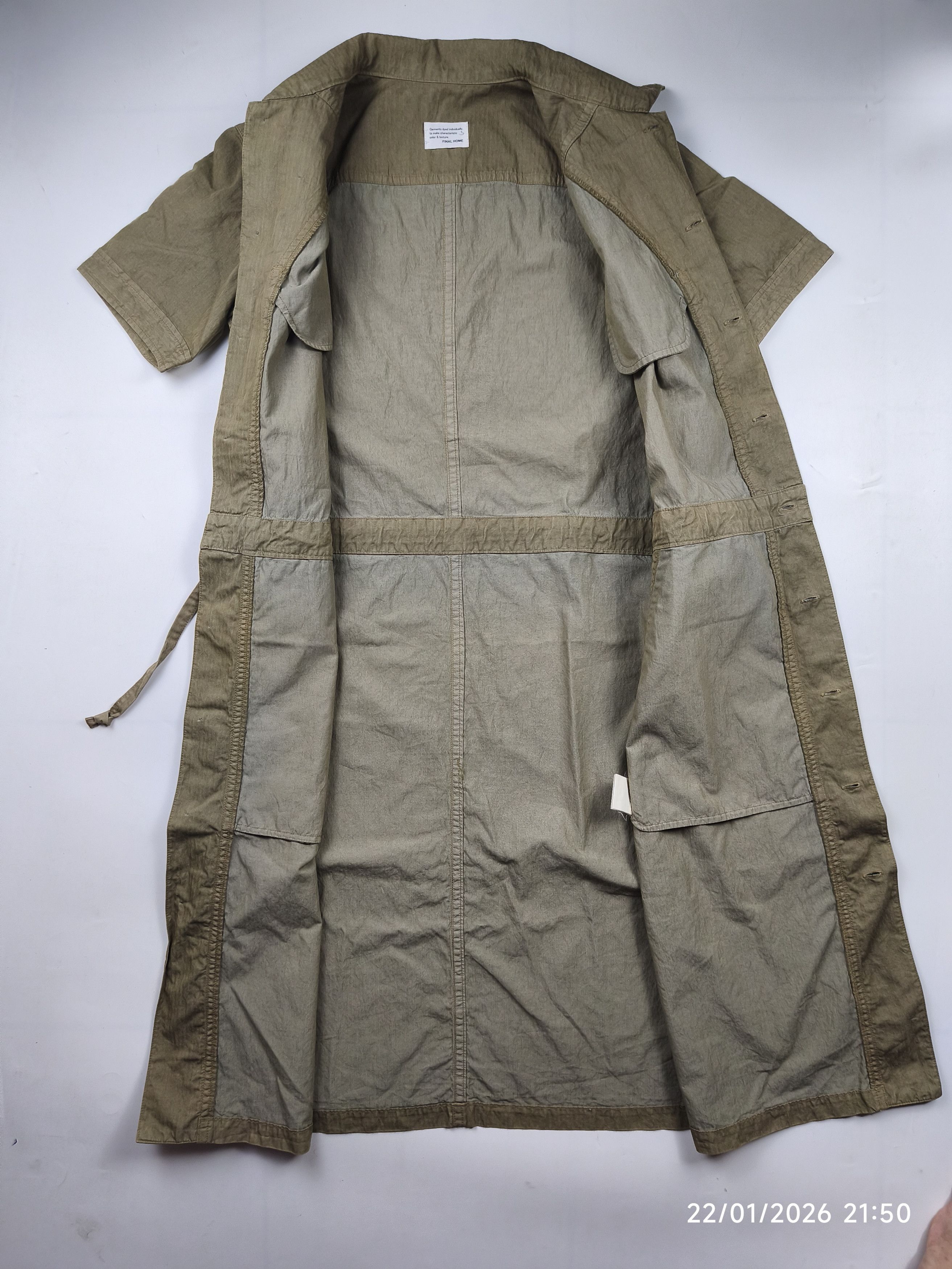 Final Home Final home garment dyed safari dress Size XS / US 0-2 / IT 36-38 - 8 Thumbnail