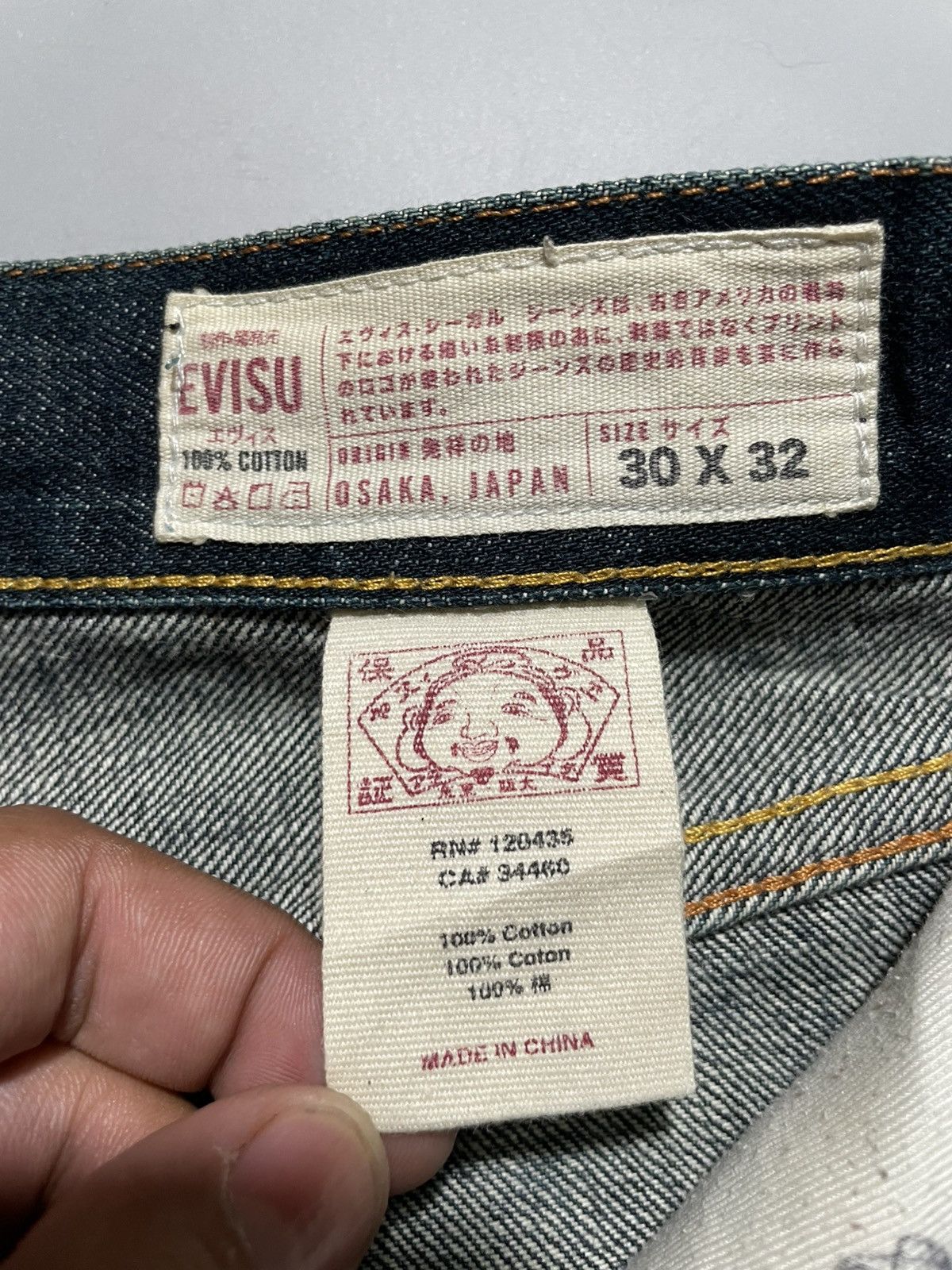 Evisu Evisu Dokuchin Seagull 13oz Selvedge Denim Jeans - Lot 2000 Size US 30 / EU 46 - 6 Thumbnail