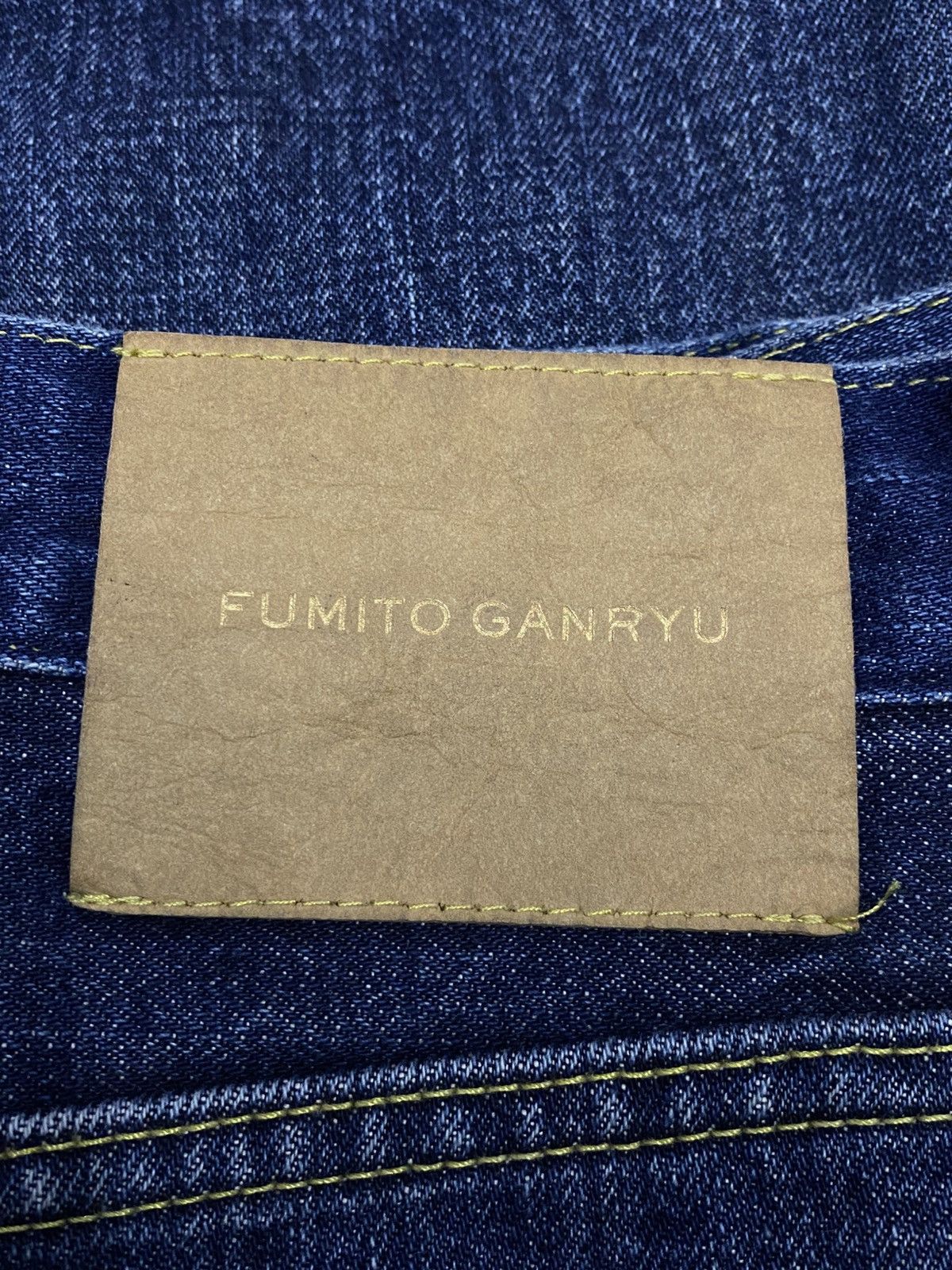 Designer × Fumito Ganryu Fumito Ganryu Selvedge Indigo 5-Pocket Sarrouel Denim Size US 32 / EU 48 - 13 Thumbnail