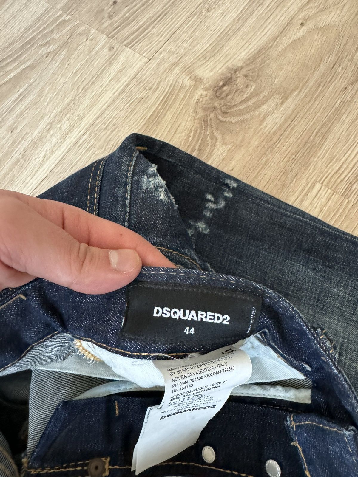 Other Dsquared2 Painted Distressed Denim Jeans Size US 30 / EU 46 - 8 Thumbnail