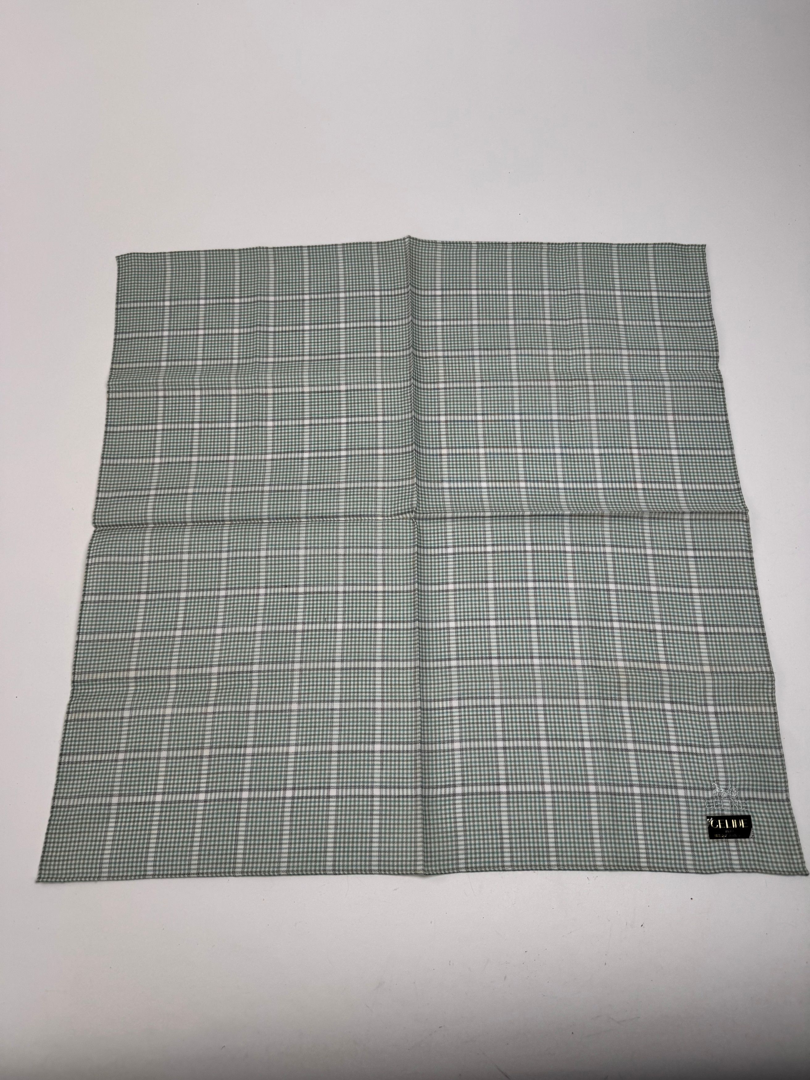 Celine Vintage Checked scarf grey white Size ONE SIZE - 1 Thumbnail