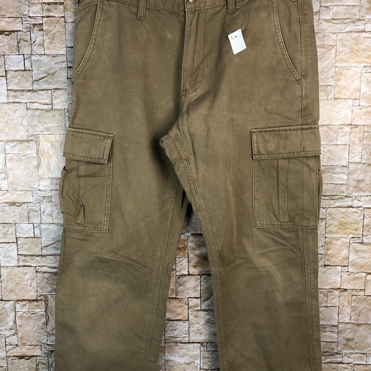 Japanese Brand Red Skins Brown utility Cargo Multipocket Pants #A650 Size US 31 - 6 Thumbnail