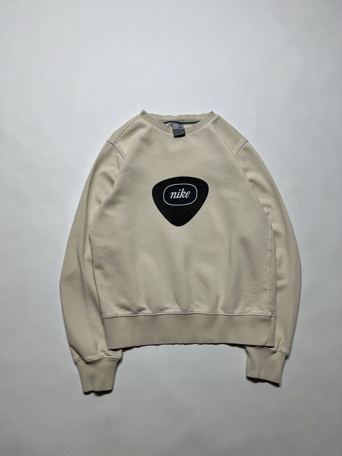 Nike × Vintage Vintage Y2k Nike 💛 Big Logo Crewneck Sweatshirt 00’s Size S / US 4 / IT 40 - 1 Thumbnail