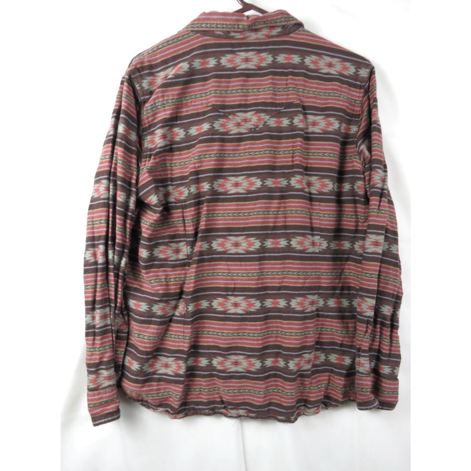 Ariat Ariat Shirt Womens XL Brown Aztec Southwestern Pearl Snap Western Cotton Size XL / US 12-14 / IT 48-50 - 6 Thumbnail