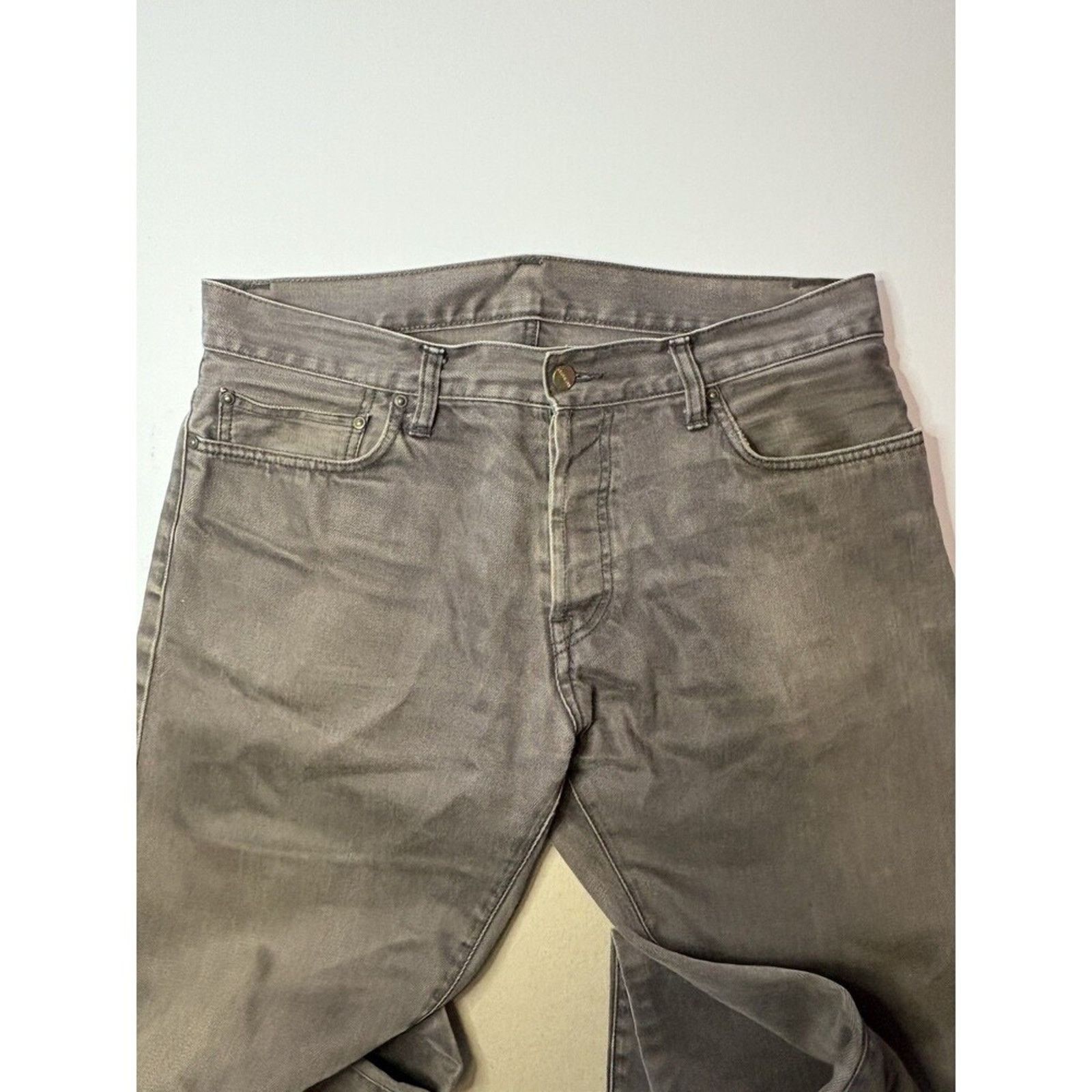 Carhartt Carhartt Brown Twill Work Pants 34x34 Leather Patch Klondike Size US 34 / EU 50 - 3 Thumbnail
