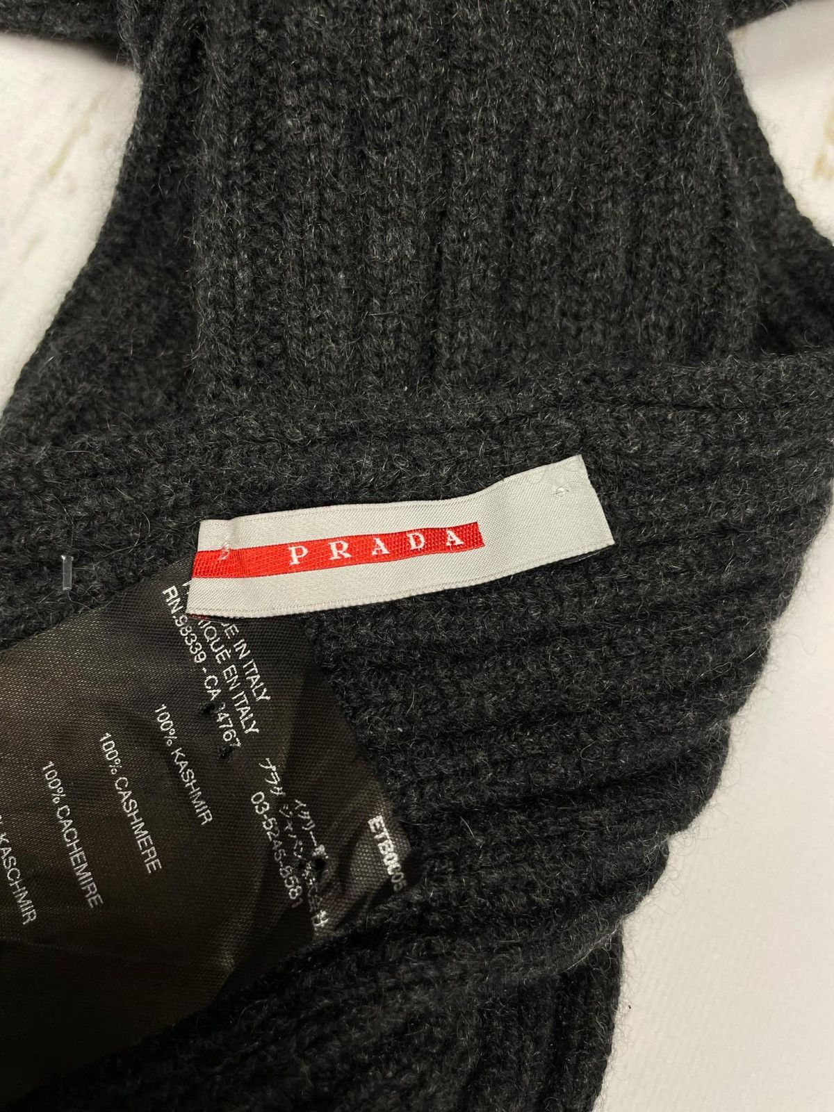 Prada × Vintage Prada Scarf Cashmere Luxury Size ONE SIZE - 3 Thumbnail