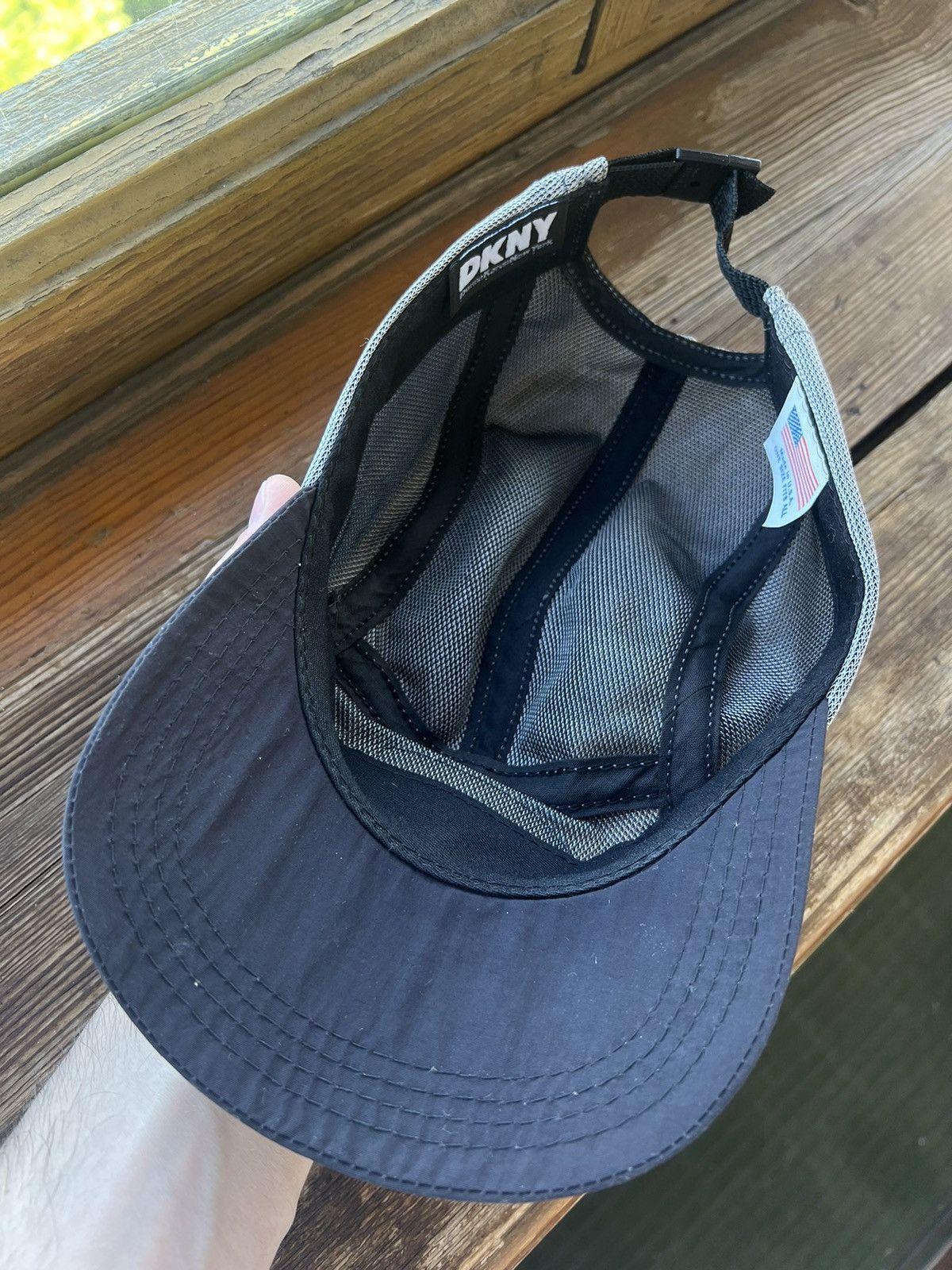 DKNY Y2K Vintage DKNY Hat Streetwear Cap Avant Garde 5 Panel Size ONE SIZE - 10 Thumbnail