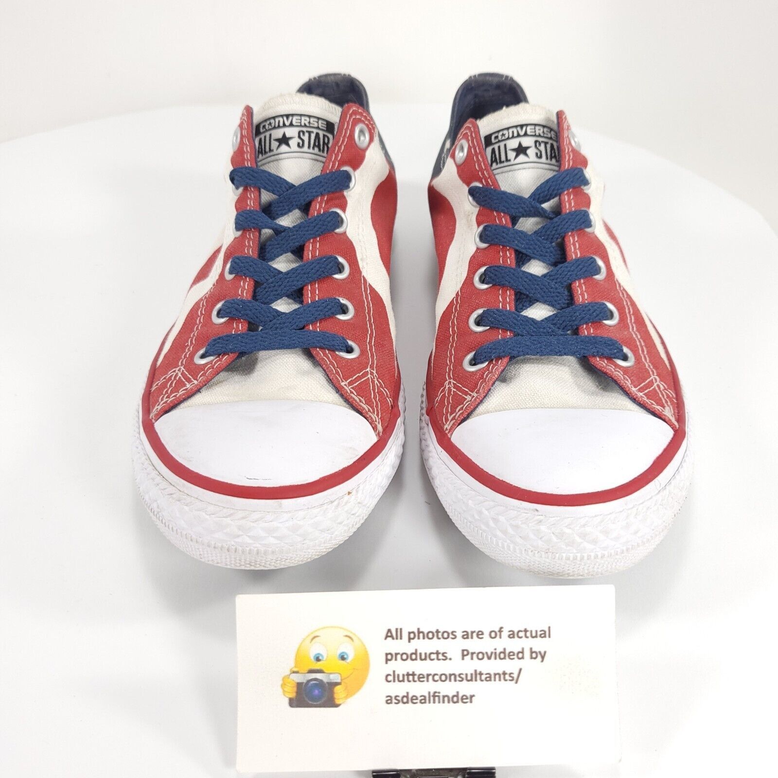 Converse Converse All Star Flag Shoe Mens Size 5 650524F Red White Size US 5 / EU 37 - 2 Thumbnail