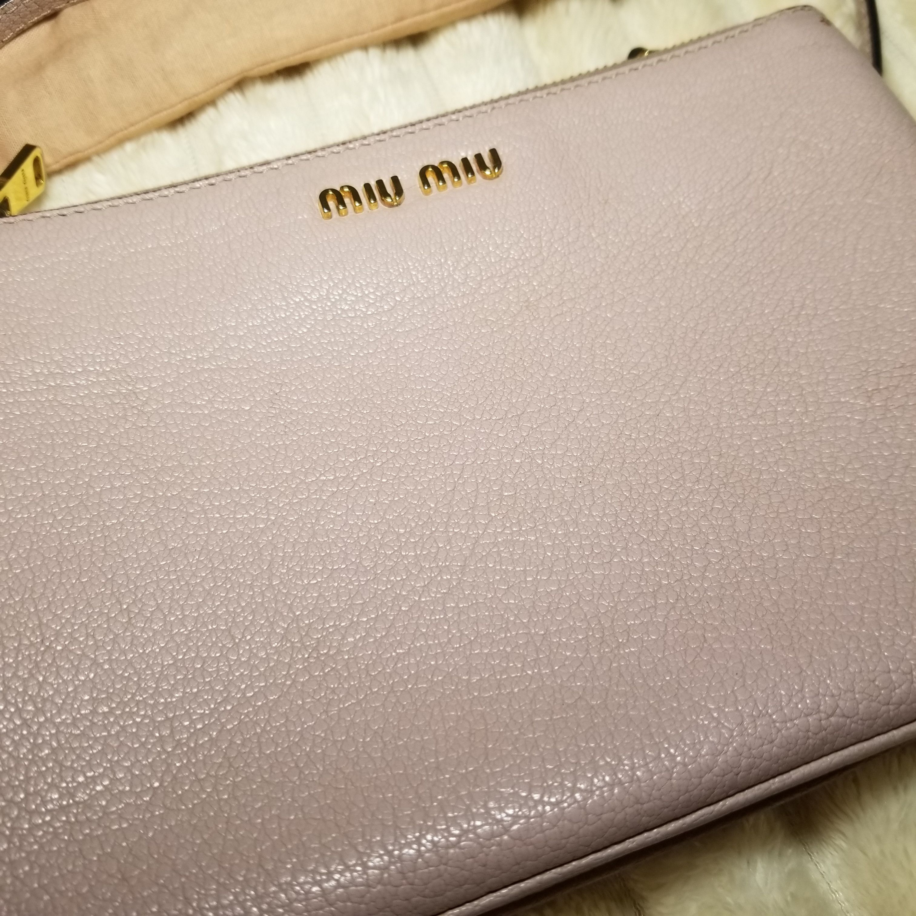 Miu Miu Preloved Authentic Miu Miu Madras Leather Crossbody Bag Size ONE SIZE - 2 Thumbnail
