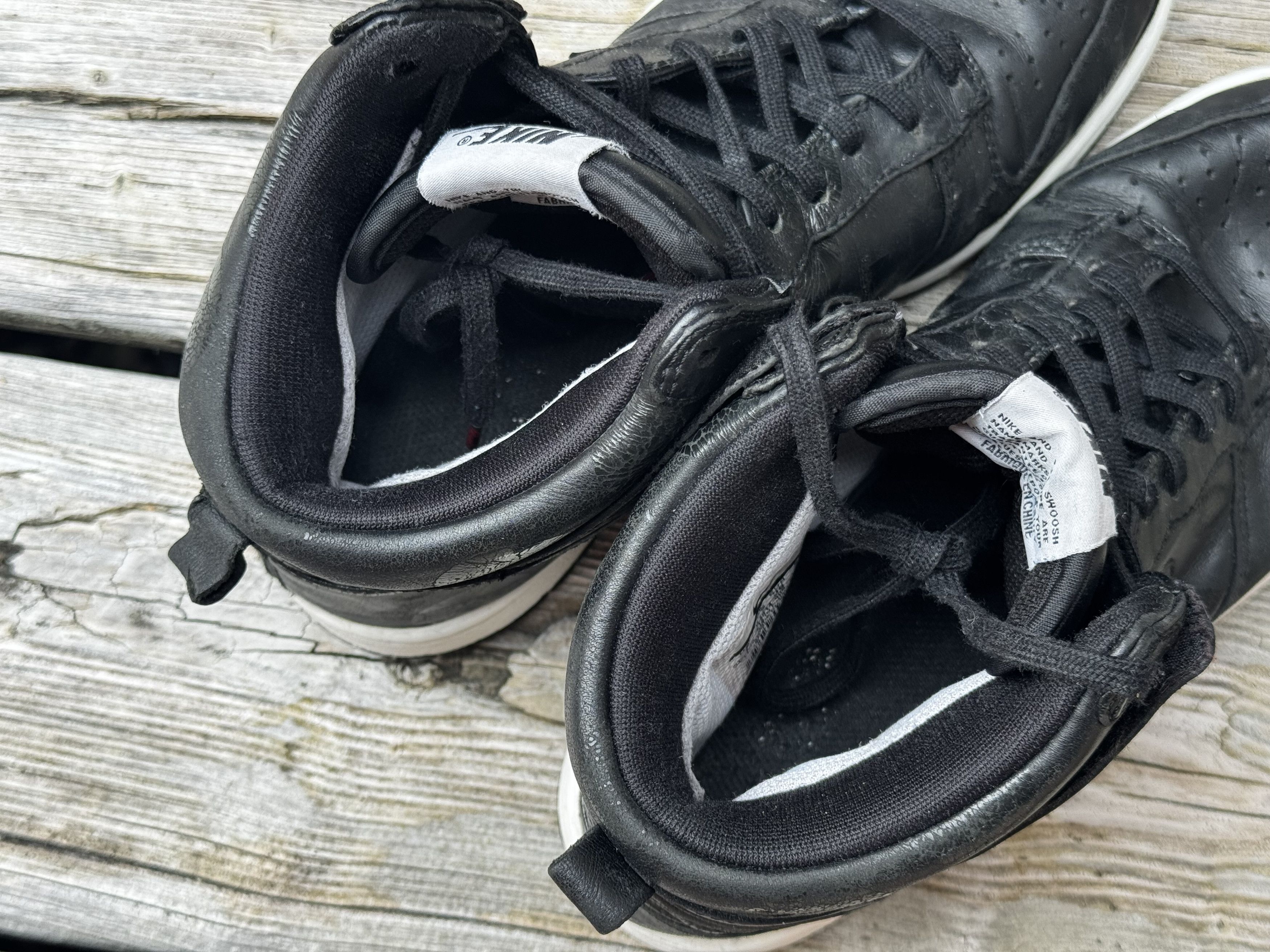 Nike 2010 WMNS Premium Dunk High 'Black Dot' [317814-005] Size US 7 / IT 37 - 7 Thumbnail