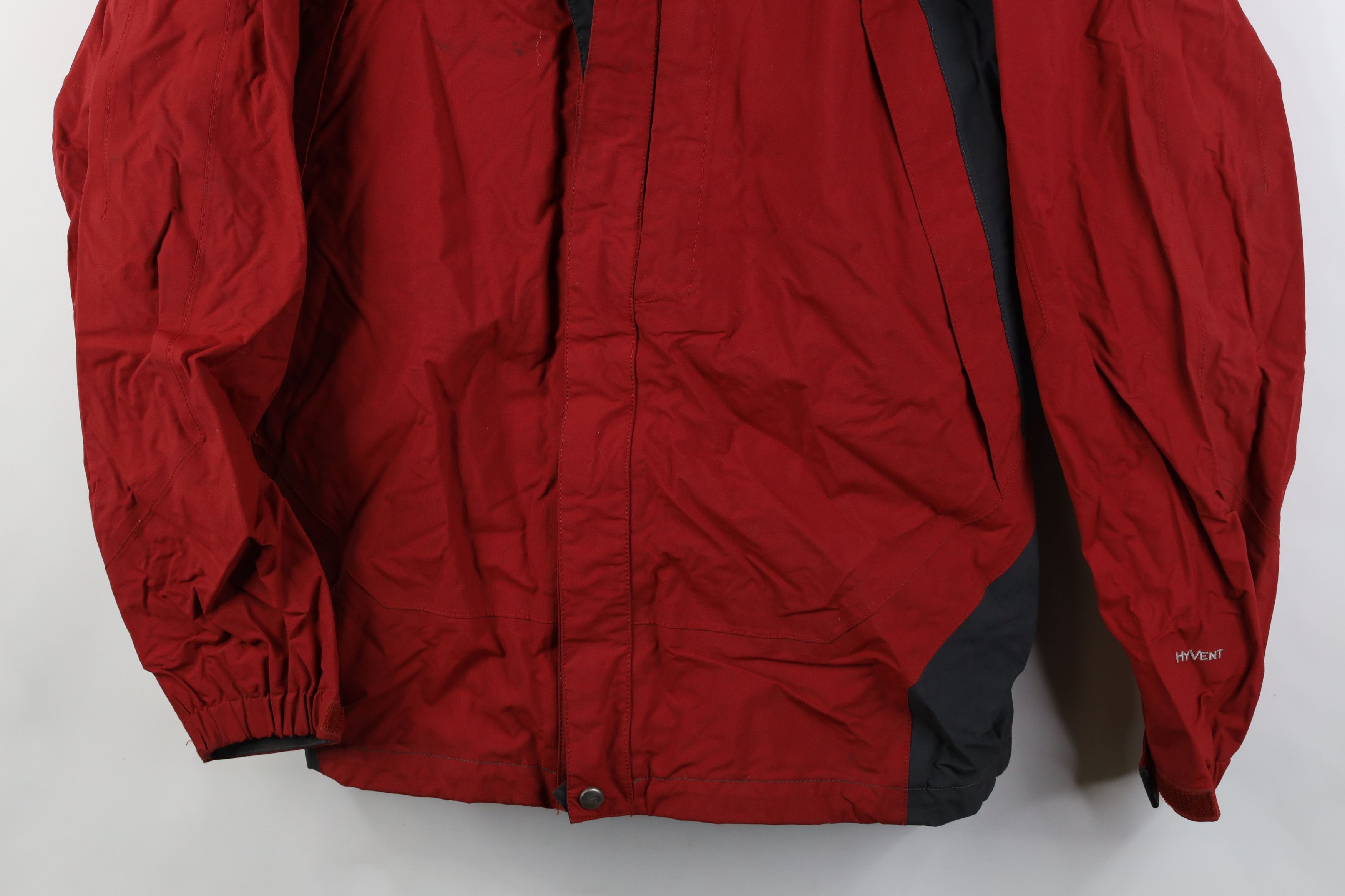 The North Face Vintage Y2K The North Face HyVent Waterproof Jacket Red Size US L / EU 52-54 / 3 - 3 Thumbnail