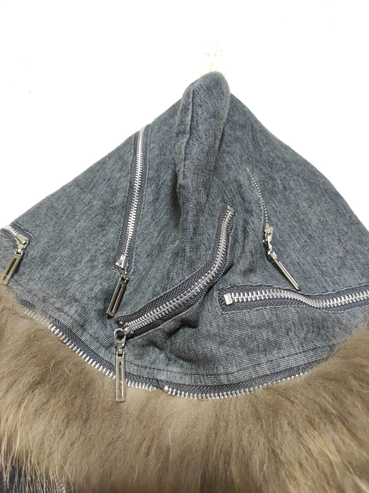 Japanese Brand Male & Co double multi zipper fur hoodie LGB style Size US M / EU 48-50 / 2 - 4 Thumbnail