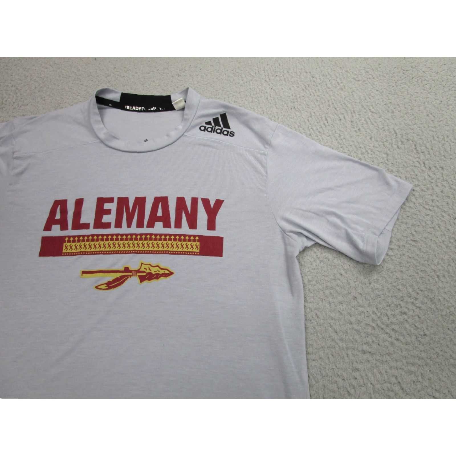 Adidas Adidas Bishop Alemany High School T-Shirt Mens Small Gray Warrior Athletic Size US S / EU 44-46 / 1 - 2 Thumbnail
